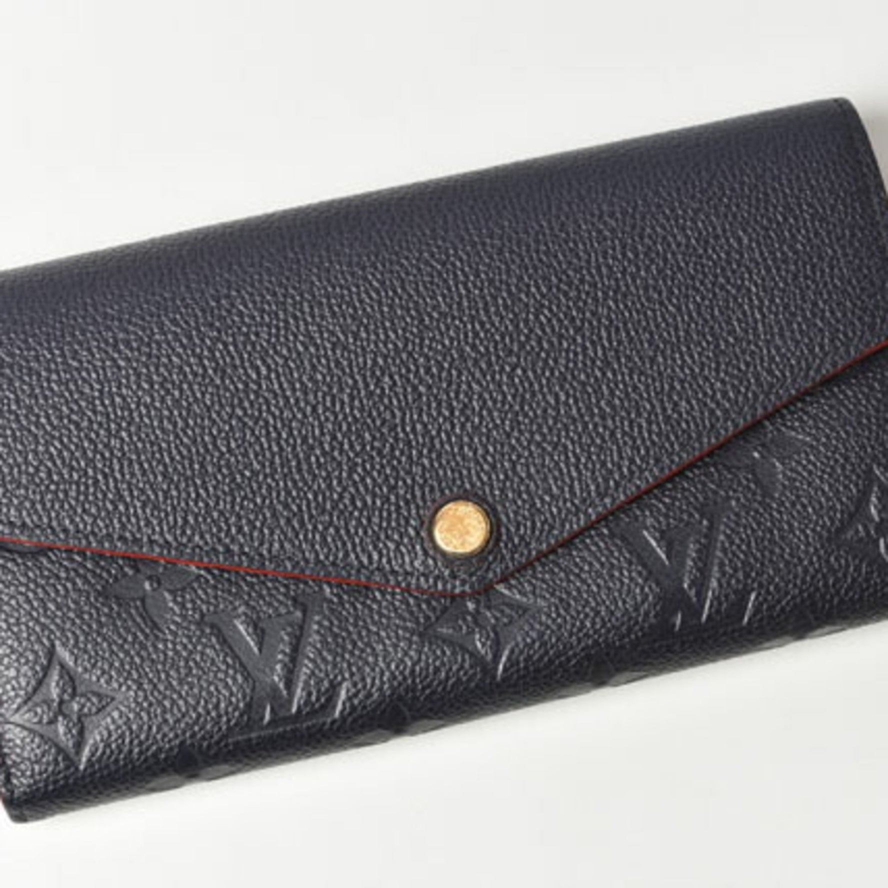 Louis Vuitton Wallet Monogram Empreinte Portefeuille Sarah Marine