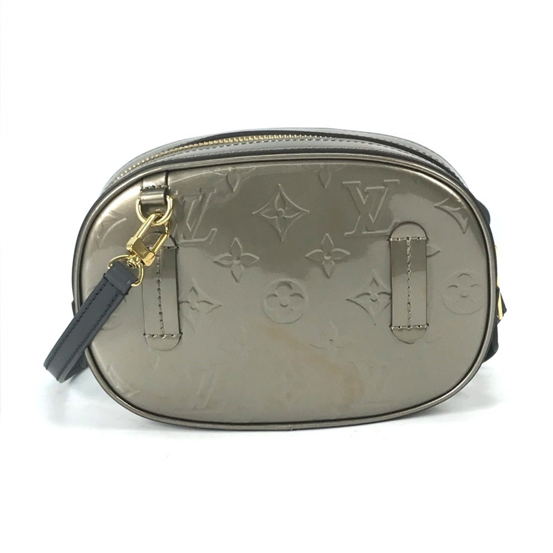 LOUIS VUITTON M90510 Monogram Vernis Belt Bag/Body Bag/2-Way Shoulder Bag Women's Champagne Metallic Gray