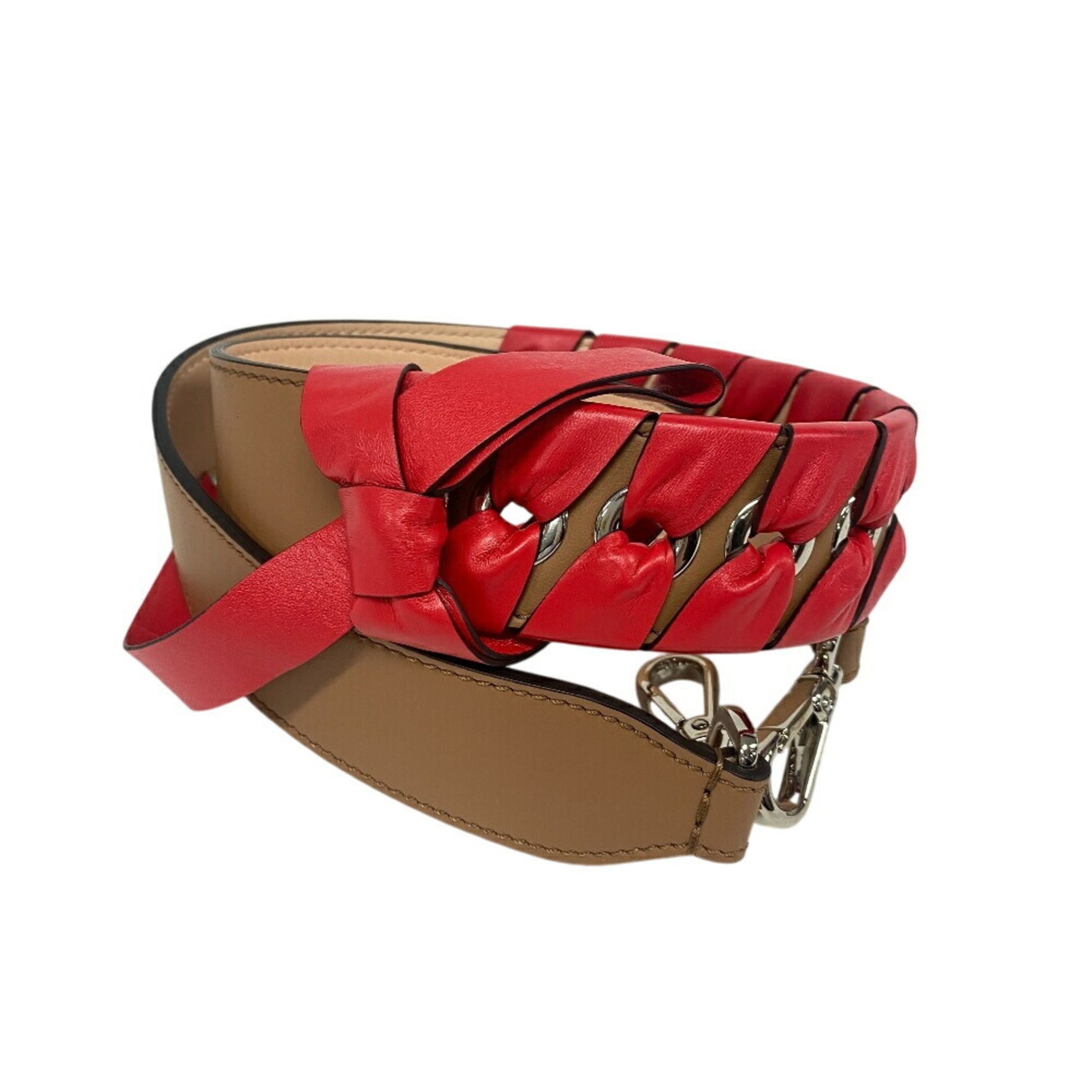 FENDI Strap You Ribbon Shoulder Red