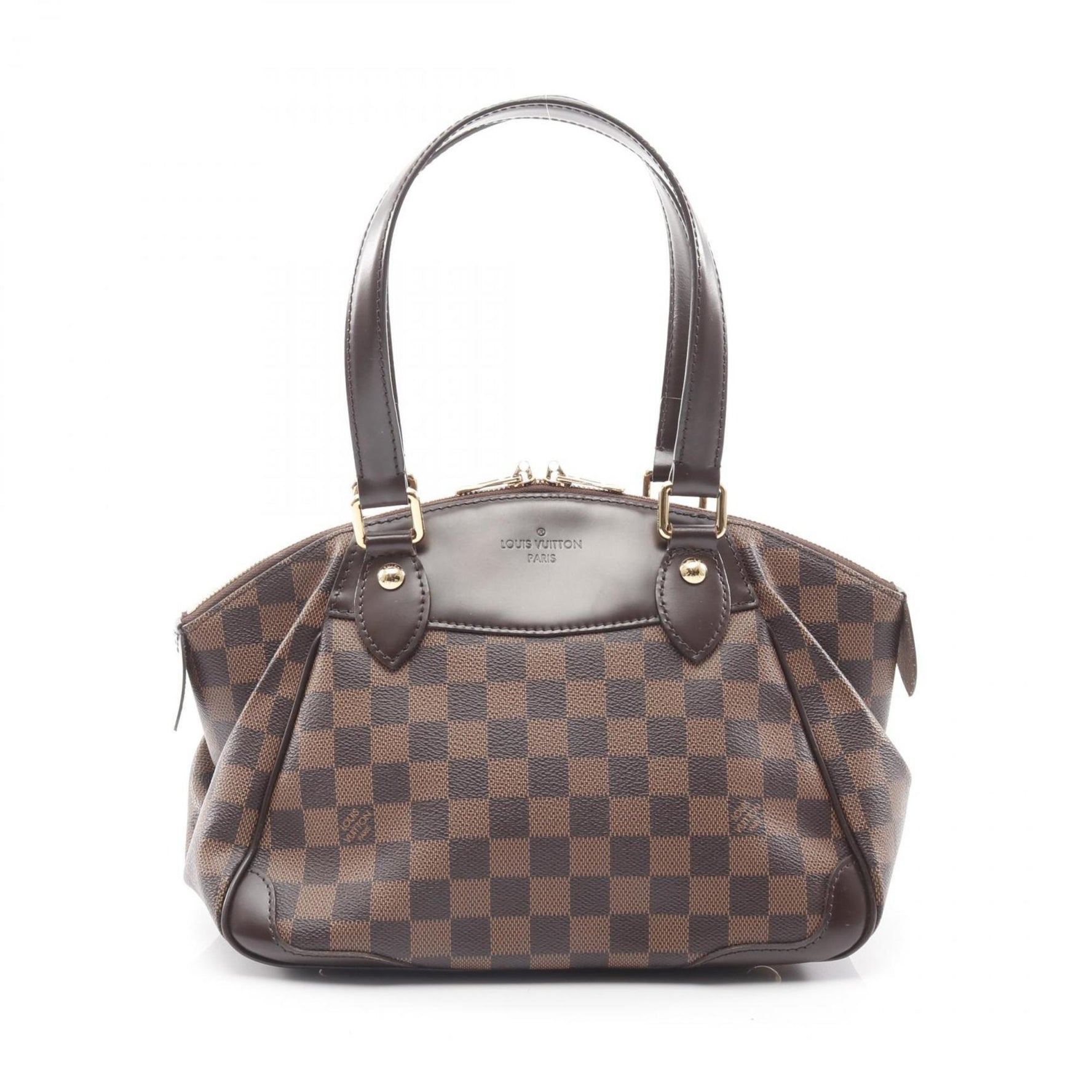 Louis Vuitton Verona PM Damier Ebene Shoulder Bag, Coated Canvas and Leather