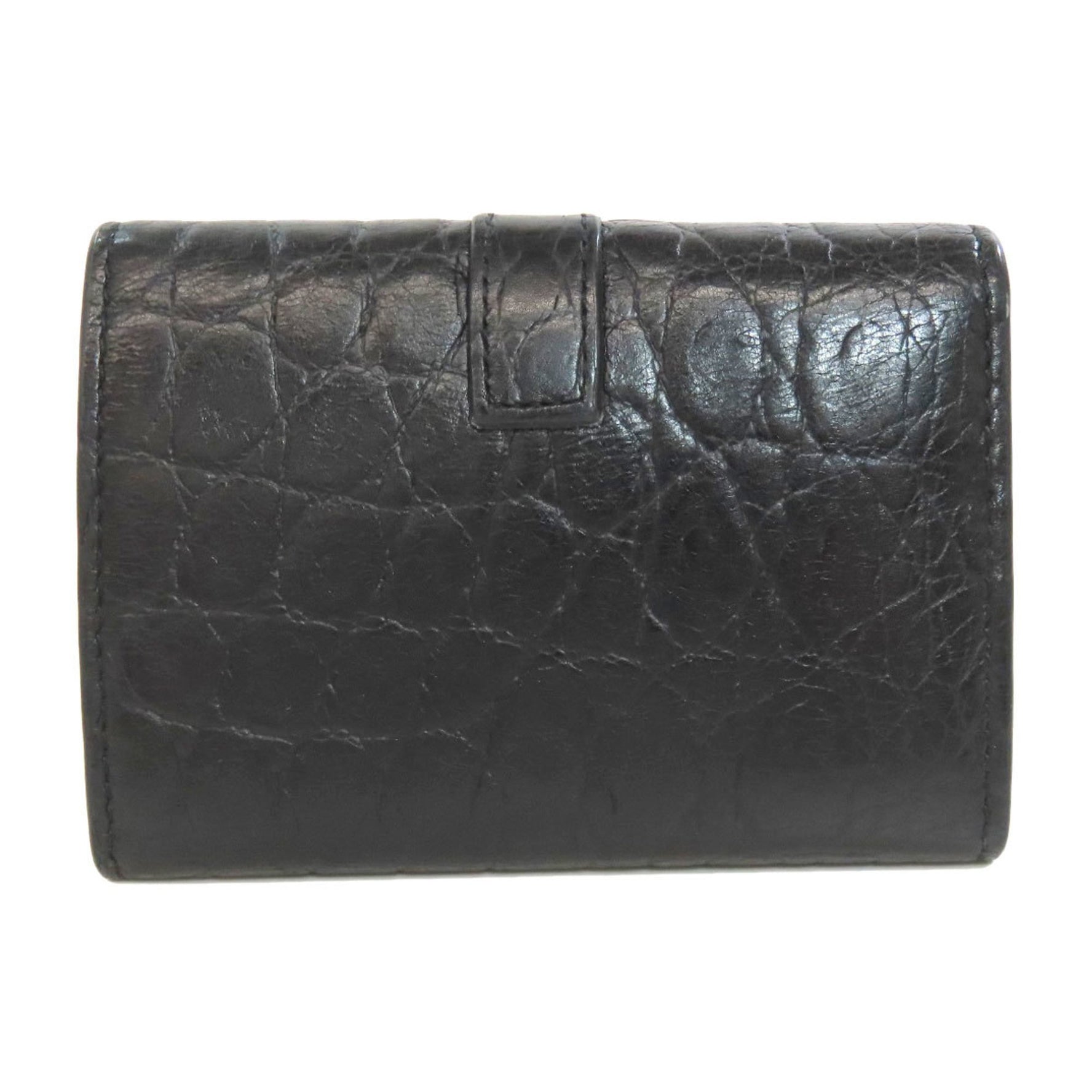 Saint Laurent embossed leather key case for women SAINT LAURENT