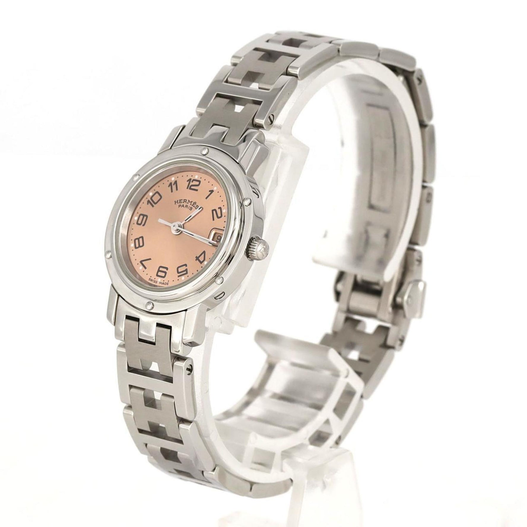 Hermès Clipper Stainless Steel Quartz Watch