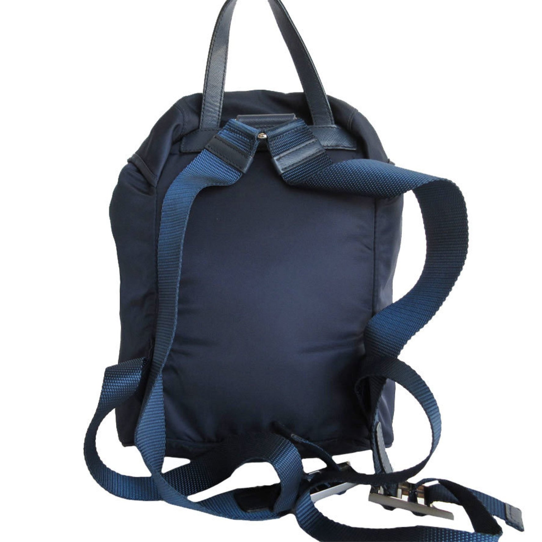 PRADA Backpack Nylon Navy Silver Women's s0234a