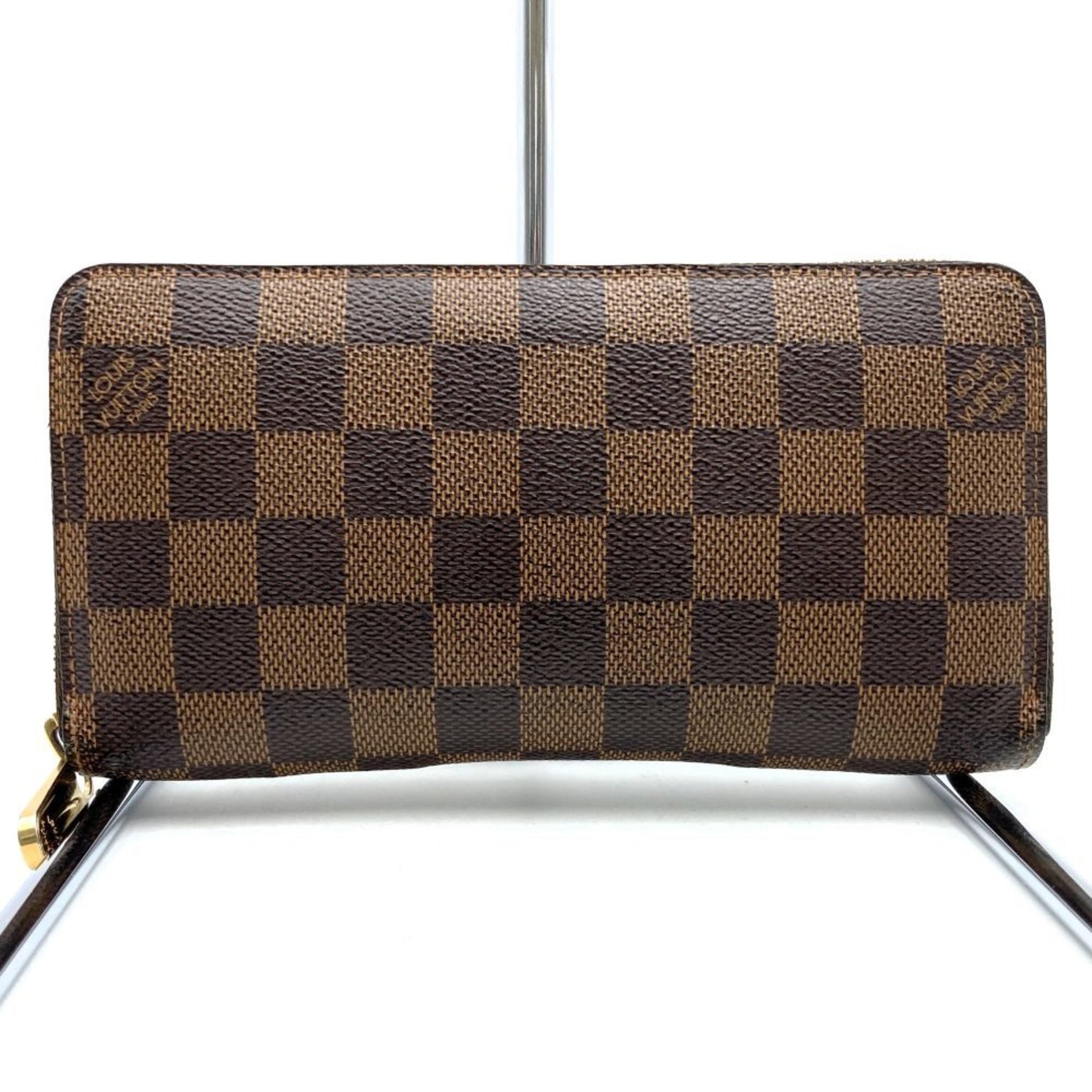 Louis Vuitton Zippy Wallet Long Damier Canvas Men's