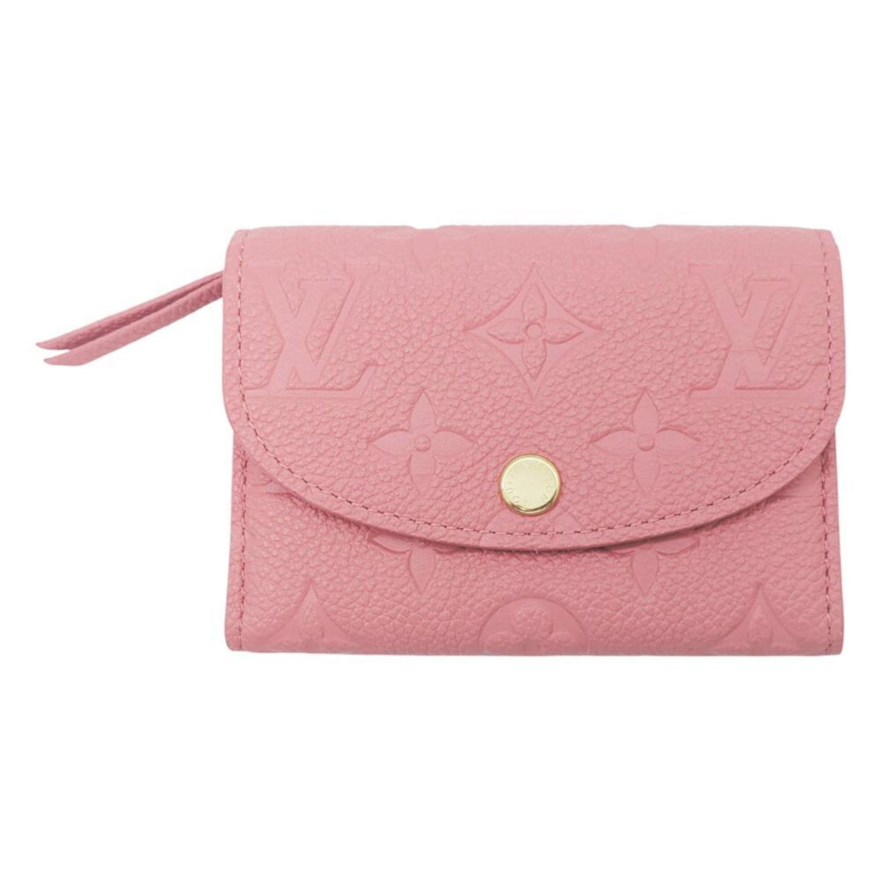 Louis Vuitton LOUISVUITTON Monogram Empreinte Porte Monnaie Rosalie Eugenie Pink Compact Wallet