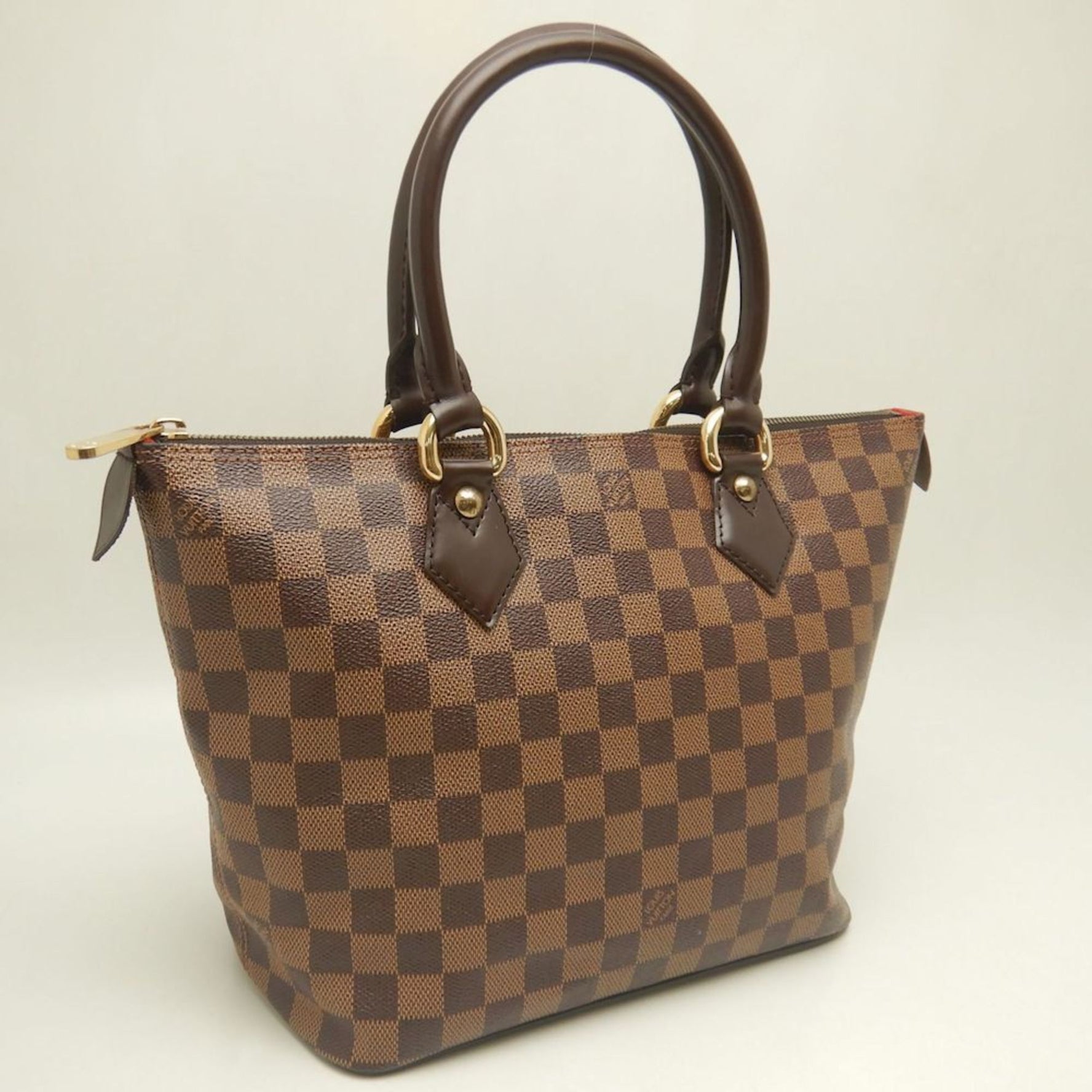 Louis Vuitton Damier Saleya PM Tote Bag Ebene