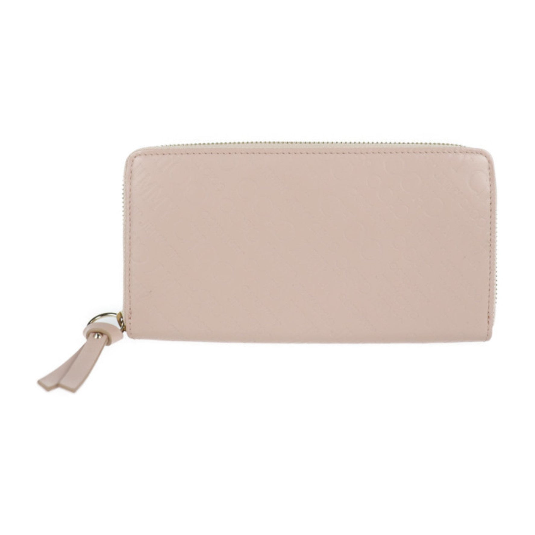 JIMMY CHOO PIPPA OLEL Long Wallet J000117254001 Embossed Leather Powder Pink Round Zip 2103093001105R1