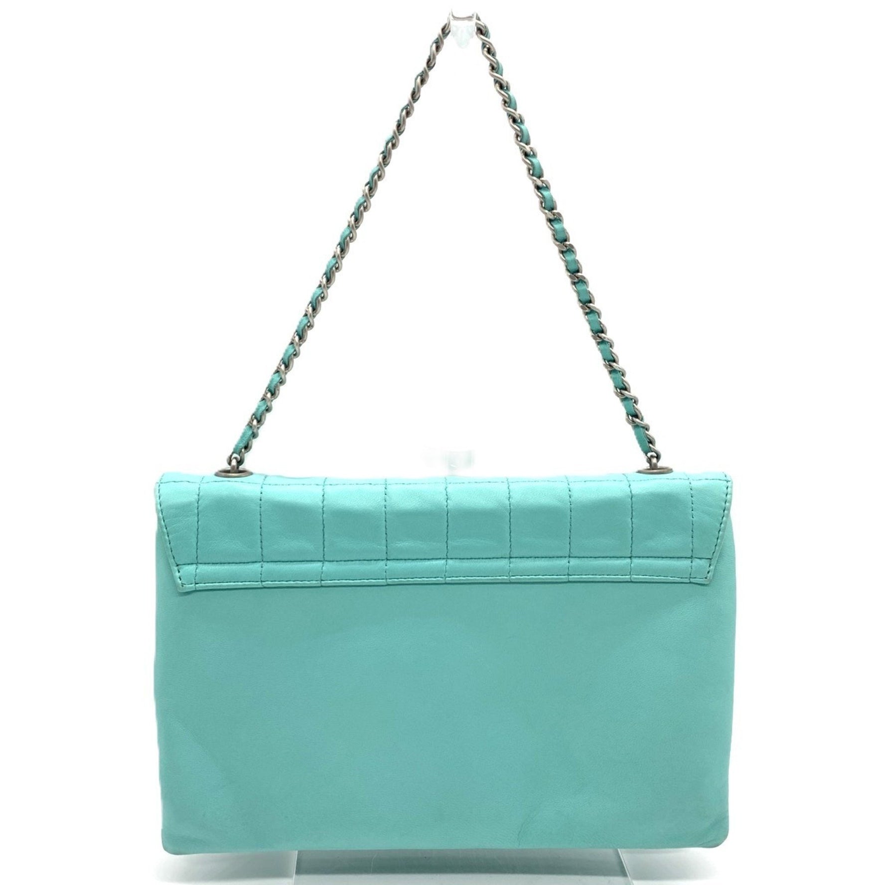 CHANEL 2.55 Chocobar Chain Handbag in Leather