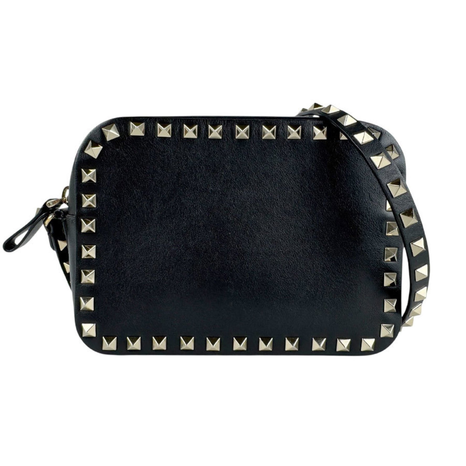Valentino Garavani Women's Black Leather Shoulder Bag z6666