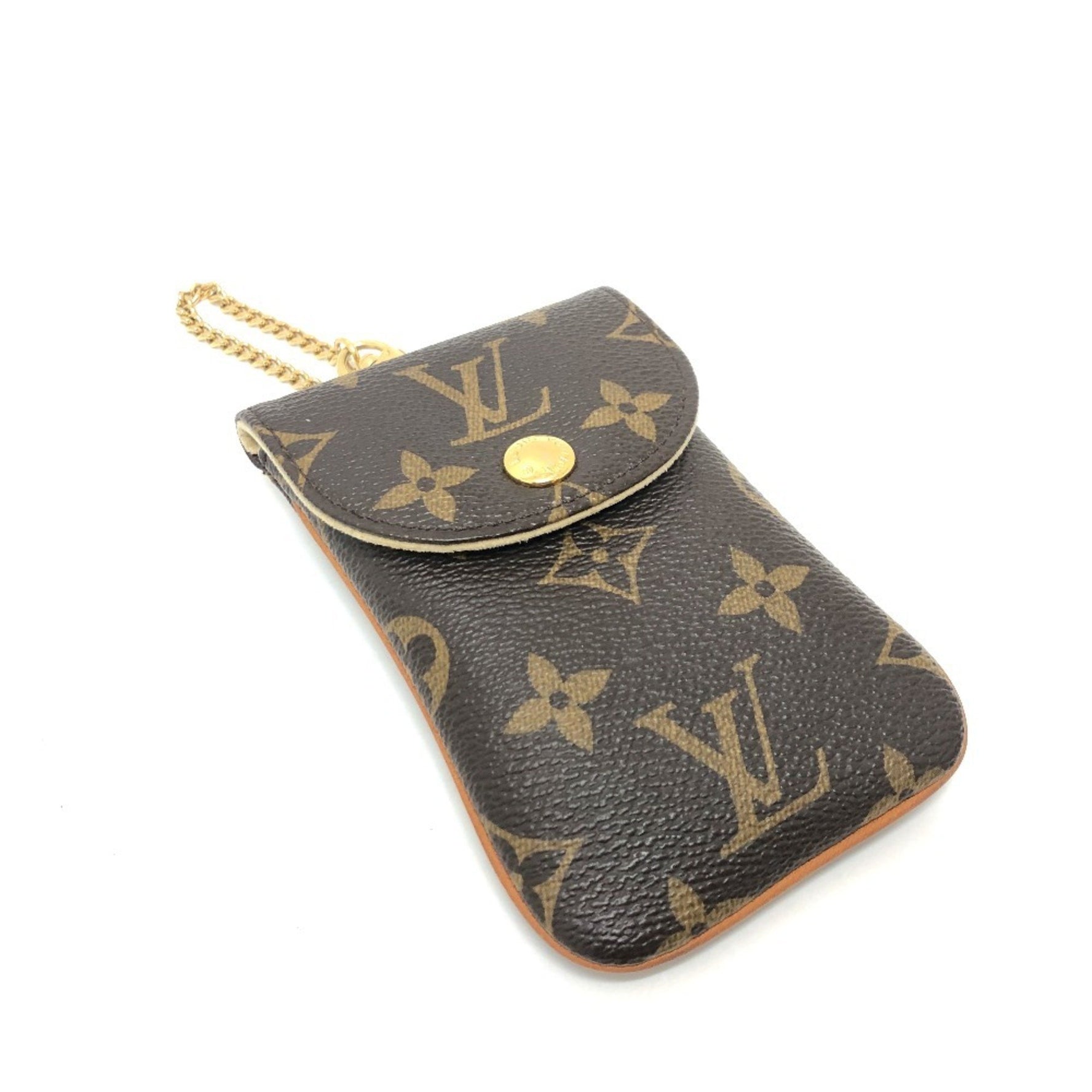 Louis Vuitton Etui Telephone MM Mobile Phone Case Monogram Canvas