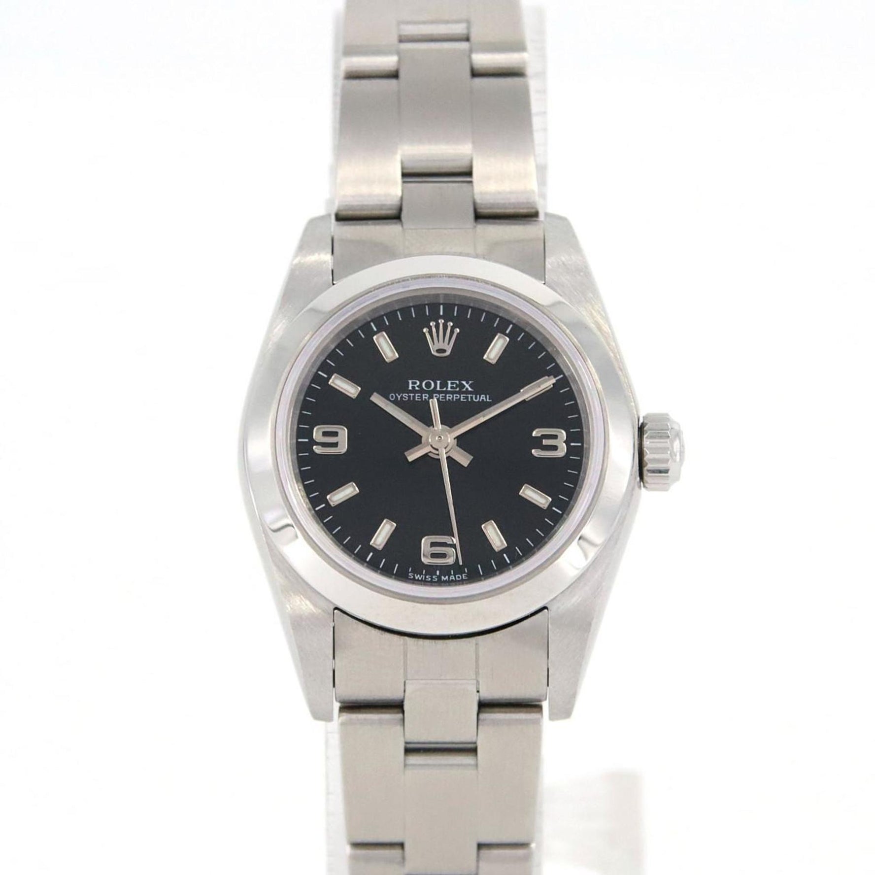 Rolex Oyster Perpetual SS Wristwatch Automatic Y-Serial