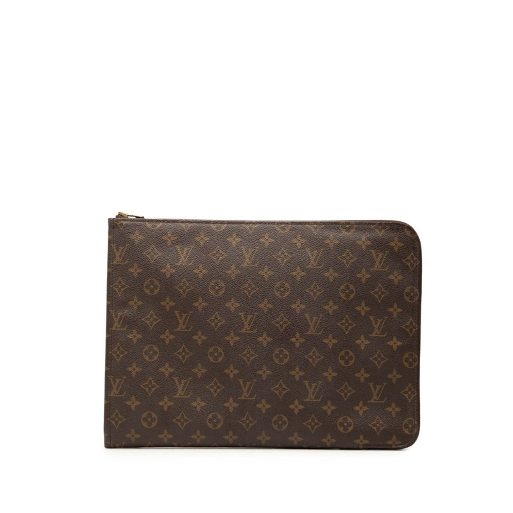 Louis Vuitton Monogram Poche Clutch Bag/Briefcase Leather LOUIS VUITTON
