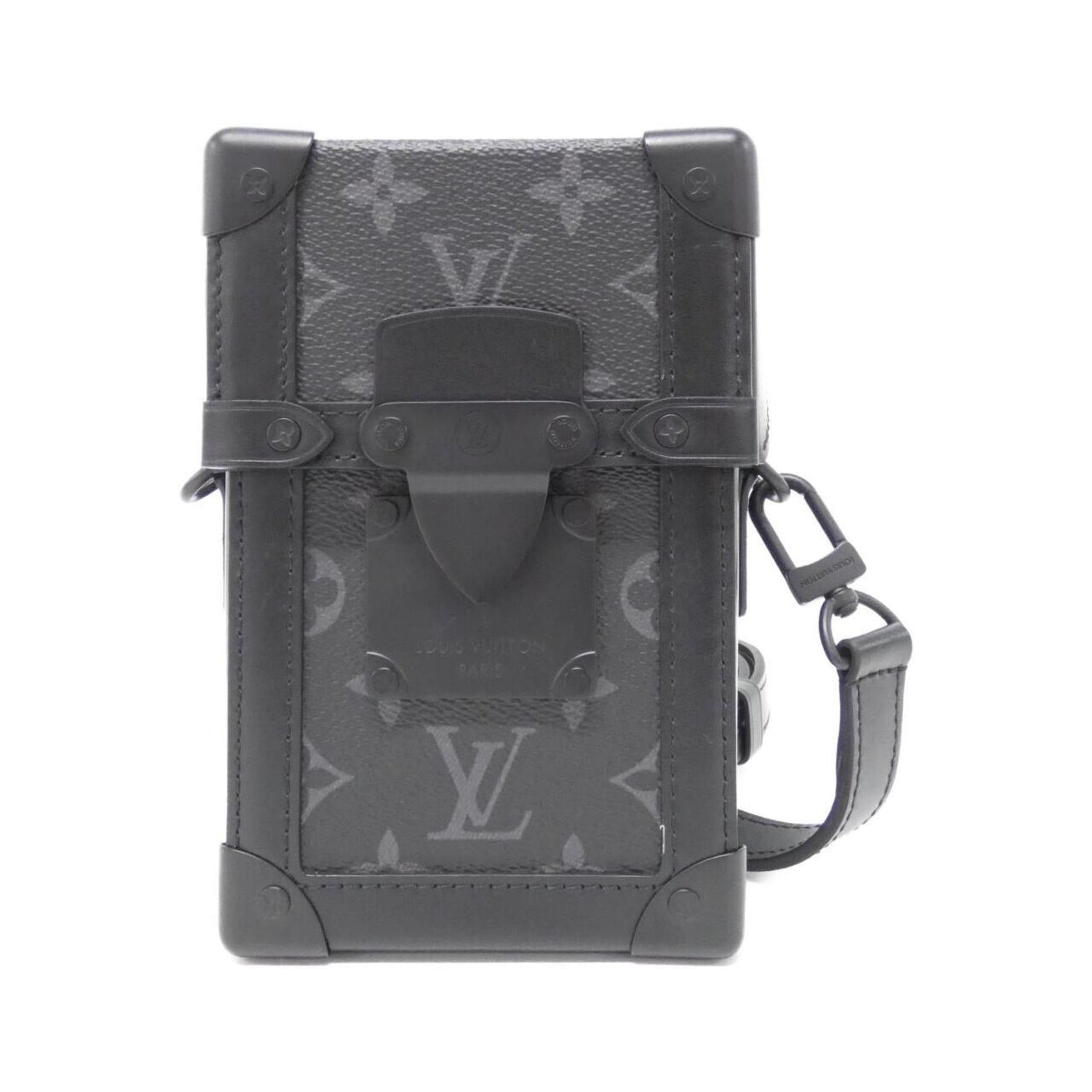 Louis Vuitton Monogram Eclipse Vertical Trunk Wearable Wallet Shoulder Bag