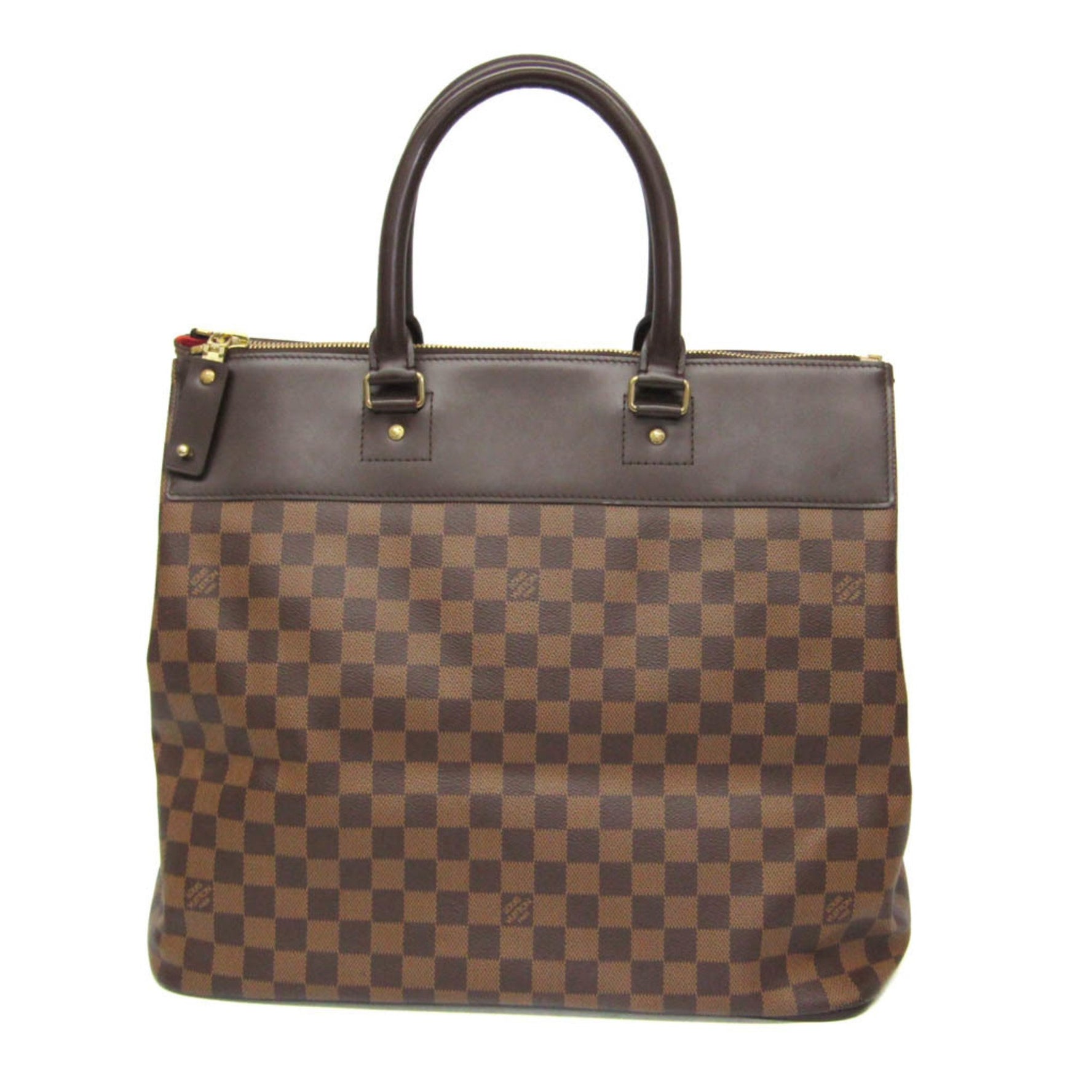 Louis Vuitton Damier Greenwich PM N41165 Men,Women Boston Bag Ebene