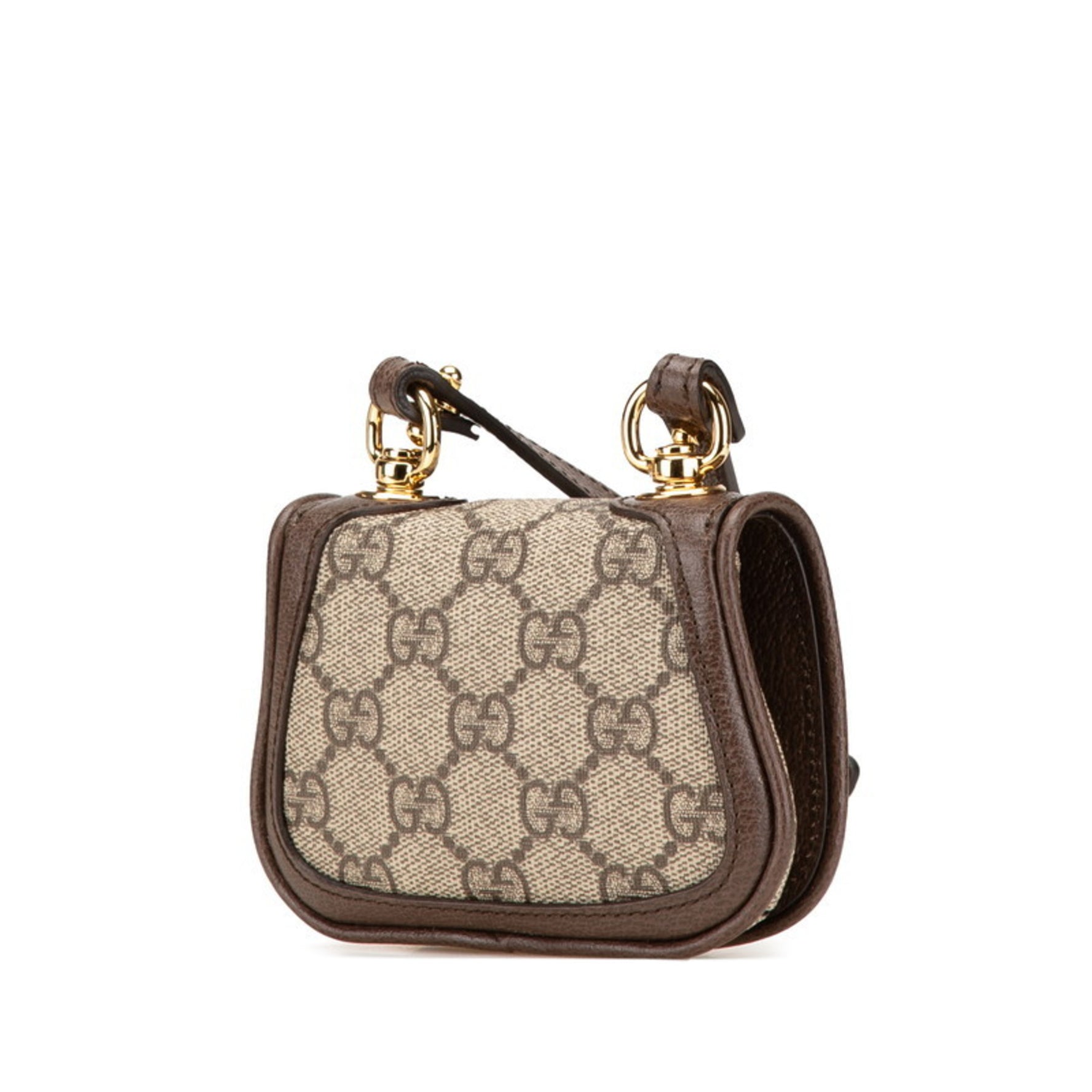 Gucci GG Supreme Interlocking G Blondie Shoulder Bag Leather