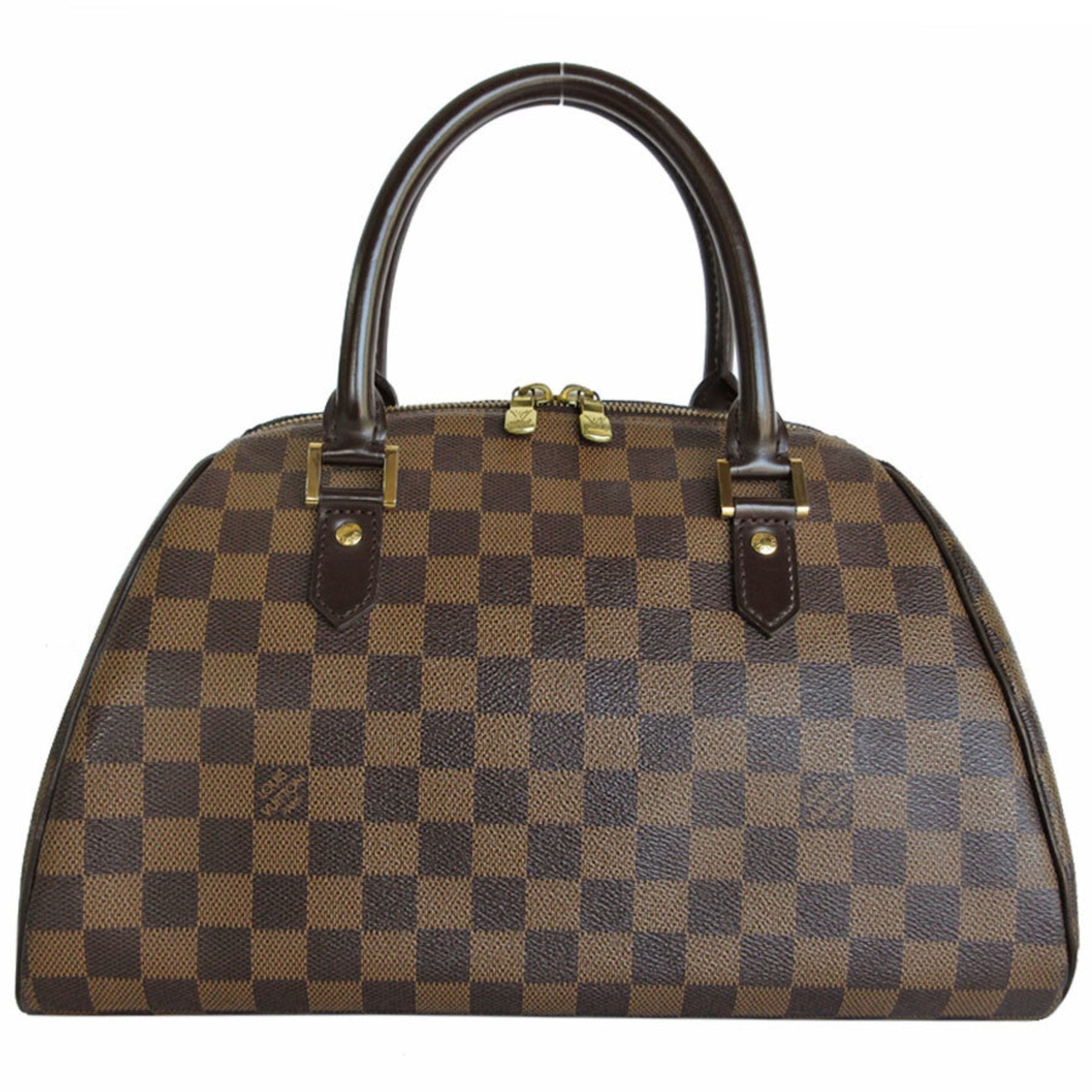 Louis Vuitton Handbag Damier Rivera MM Canvas Gold