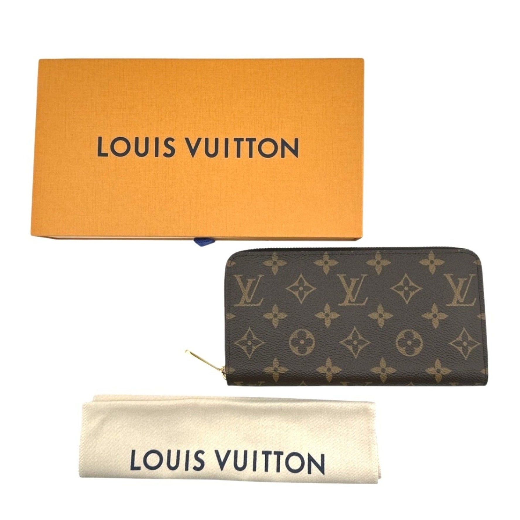 Louis Vuitton Long Wallet Round Zipper Monogram Zippy Canvas