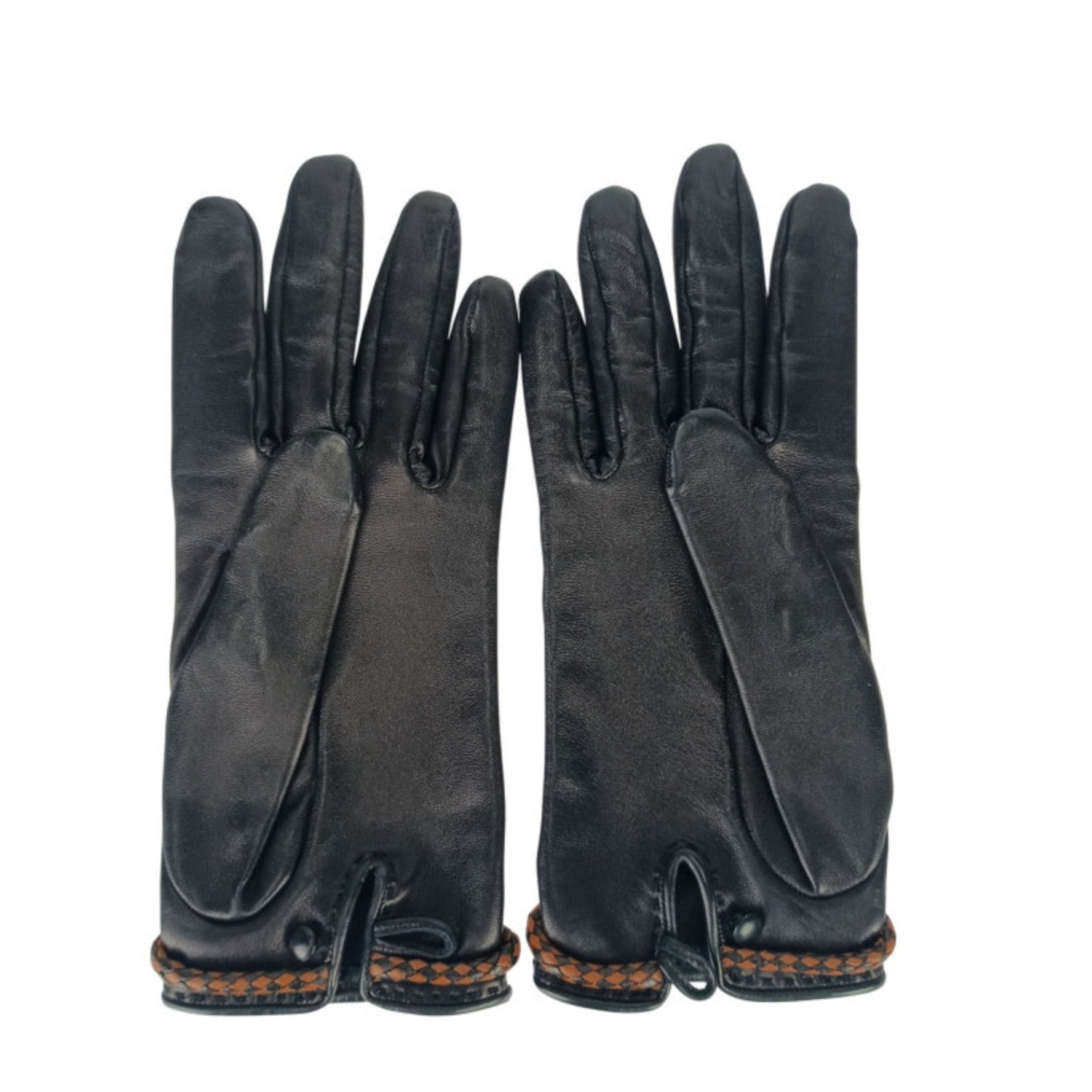 HERMES Jumbo Leather Gloves