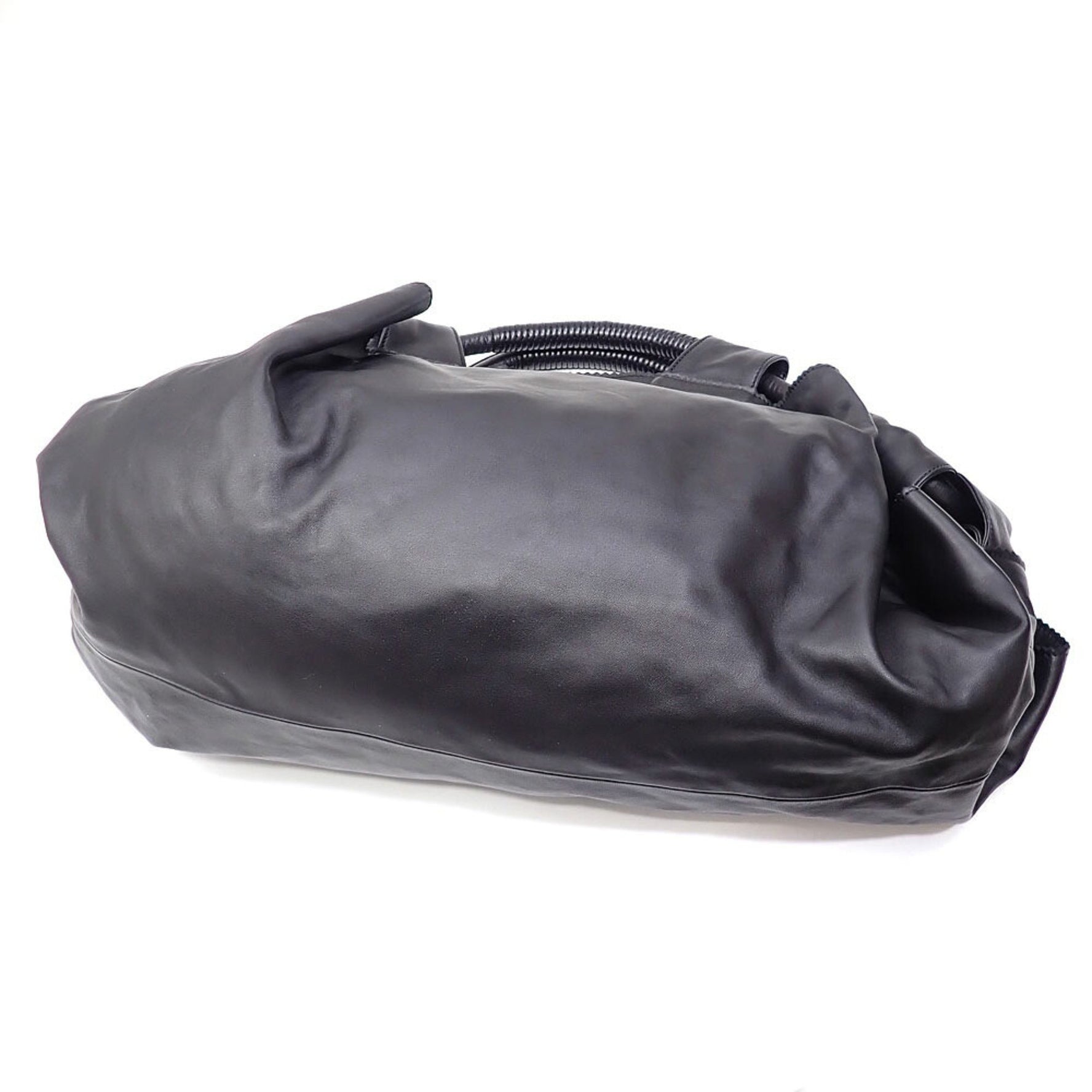 Loewe Nappa Aire Handbag for Women in Black Leather with Anagram