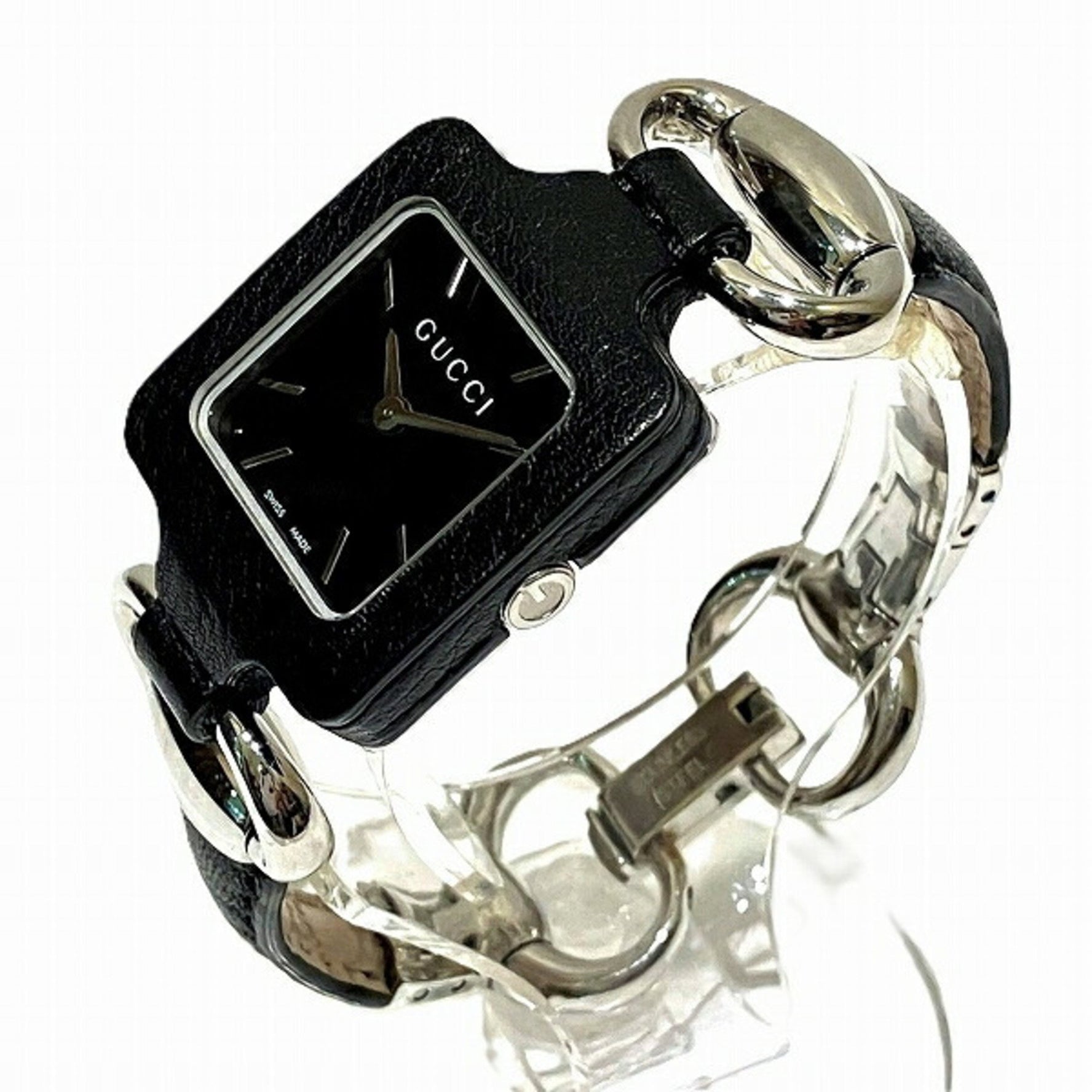 GUCCI 130.5 Black Dial Quartz Watch Women's