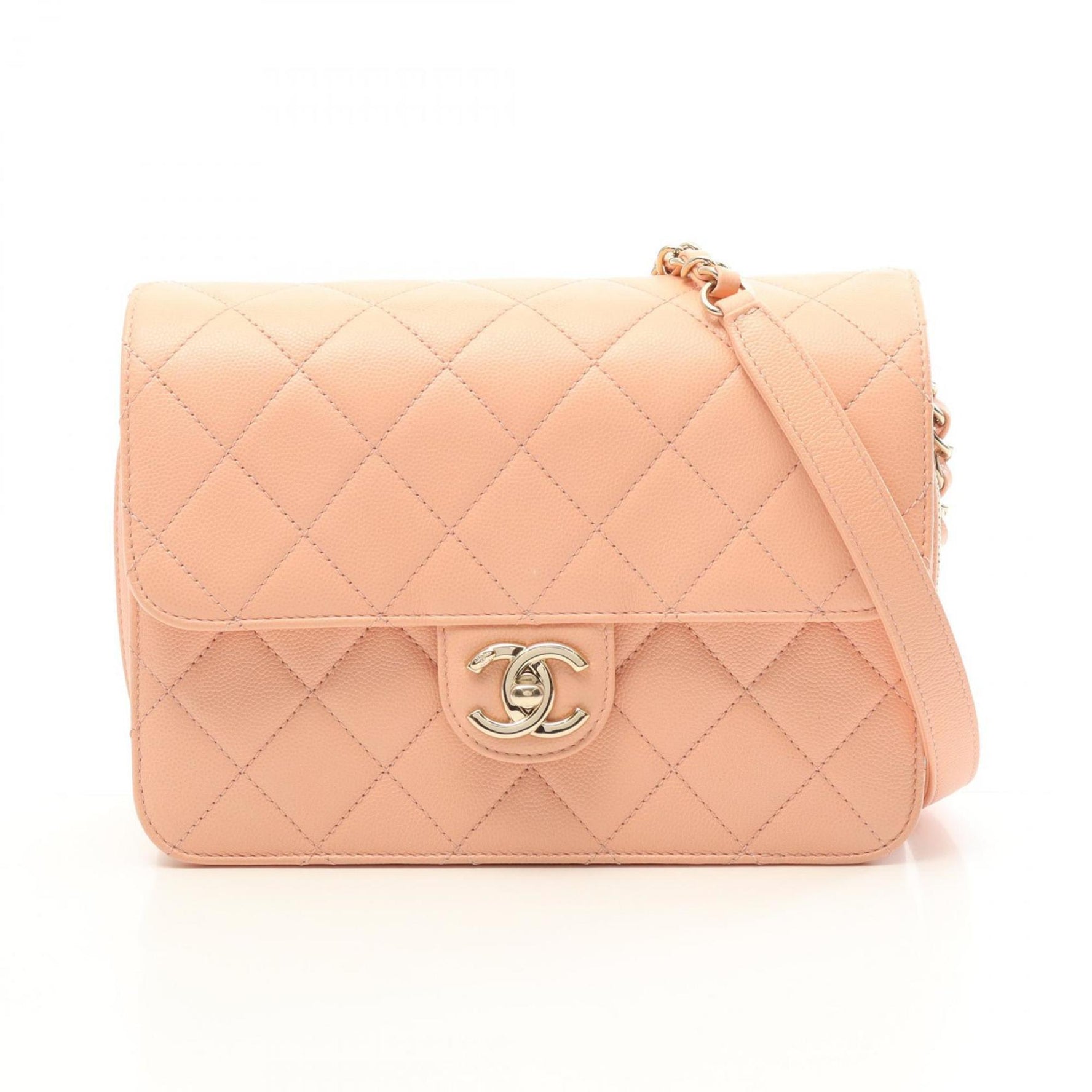 CHANEL Matelasse Shoulder Bag in Calfskin Leather