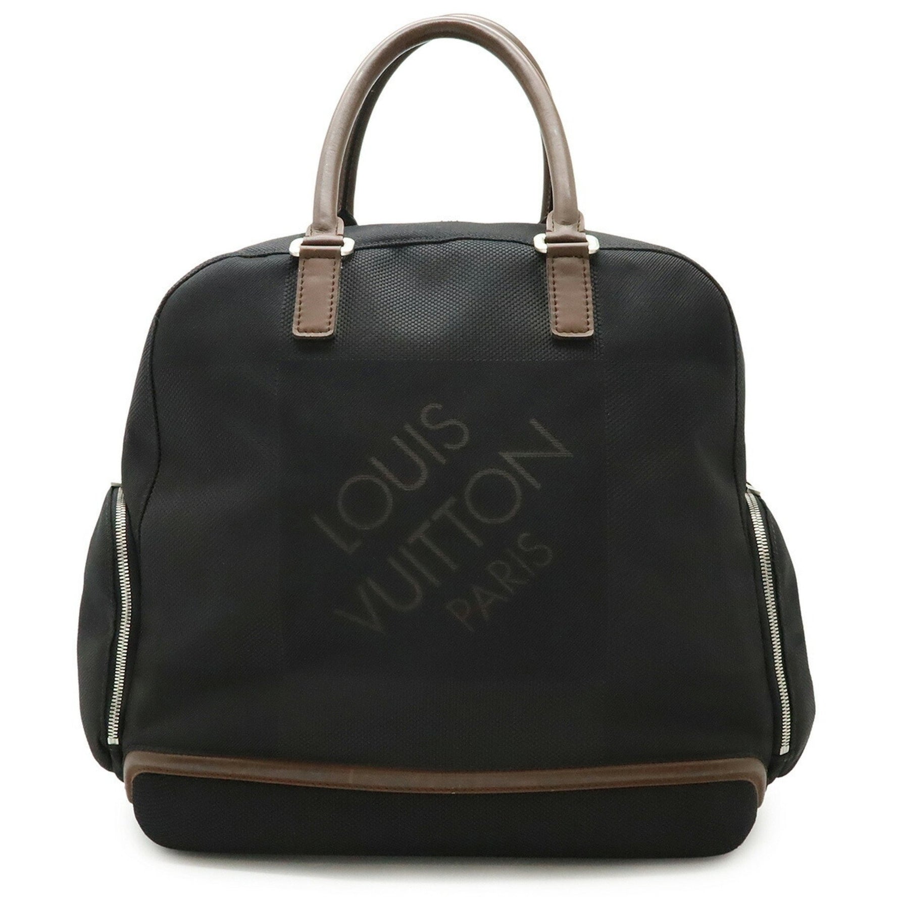 LOUIS VUITTON Damier Geant Aventurier Boston Bag Handbag Travel Golf Noir M93062