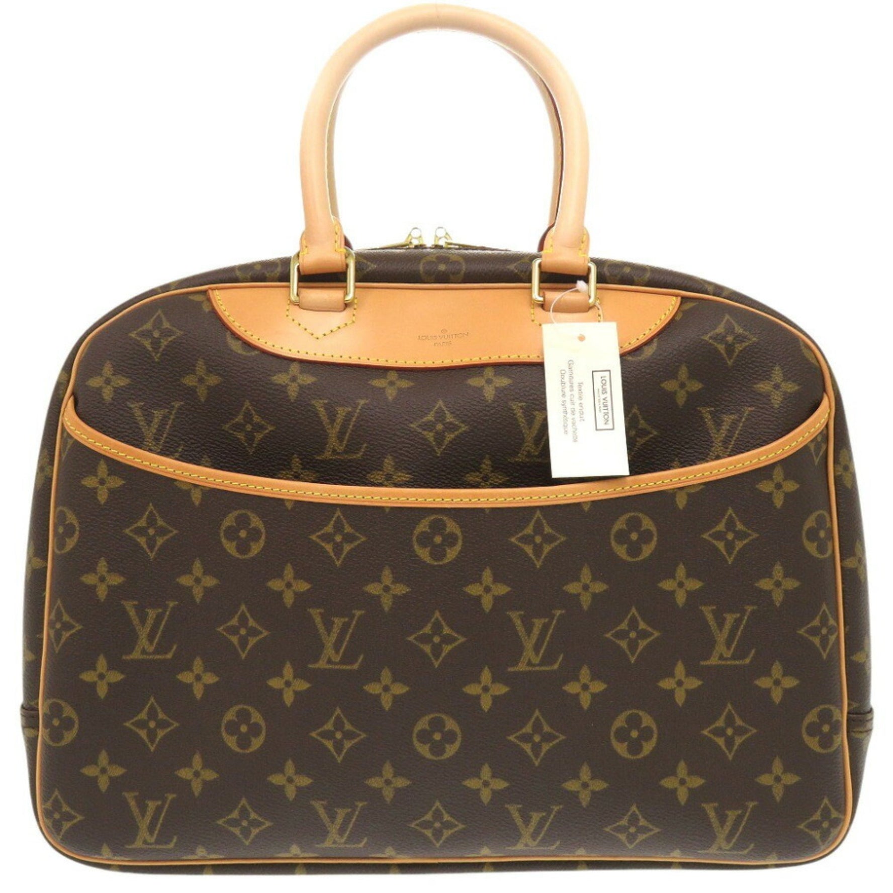 Louis Vuitton Deauville Monogram M47270 Brown Handbag LV 1169LOUIS VUITTON