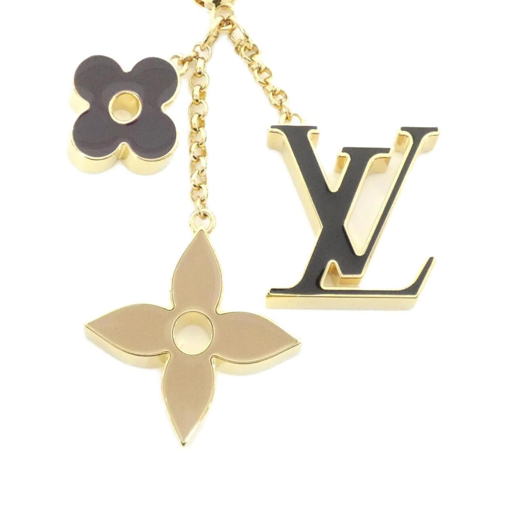 Louis Vuitton Fleur de Monogram Handbag Charm Key Ring
