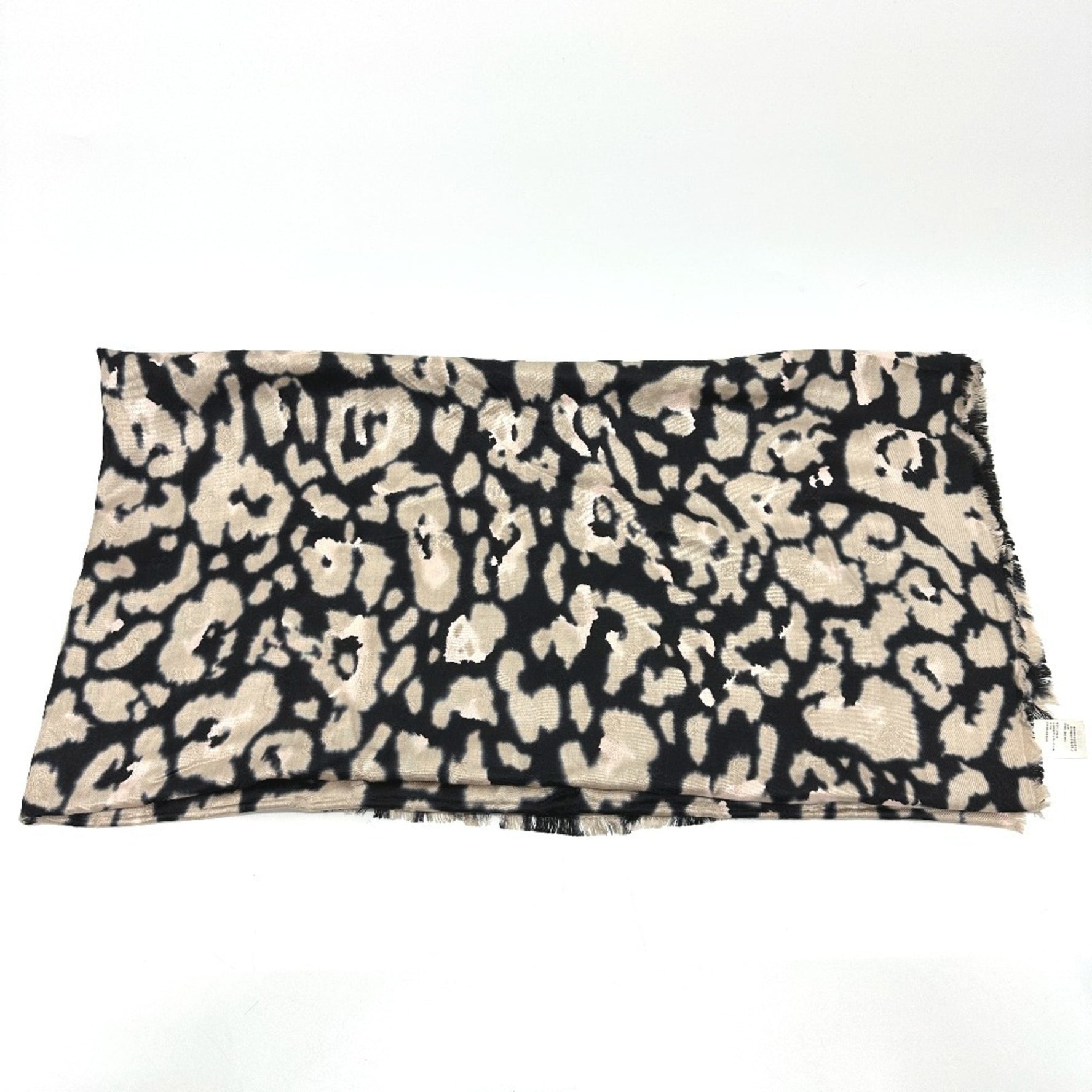 Christian Dior Dior Leopard Print Large Shawl/Scarf, Silk/Wool