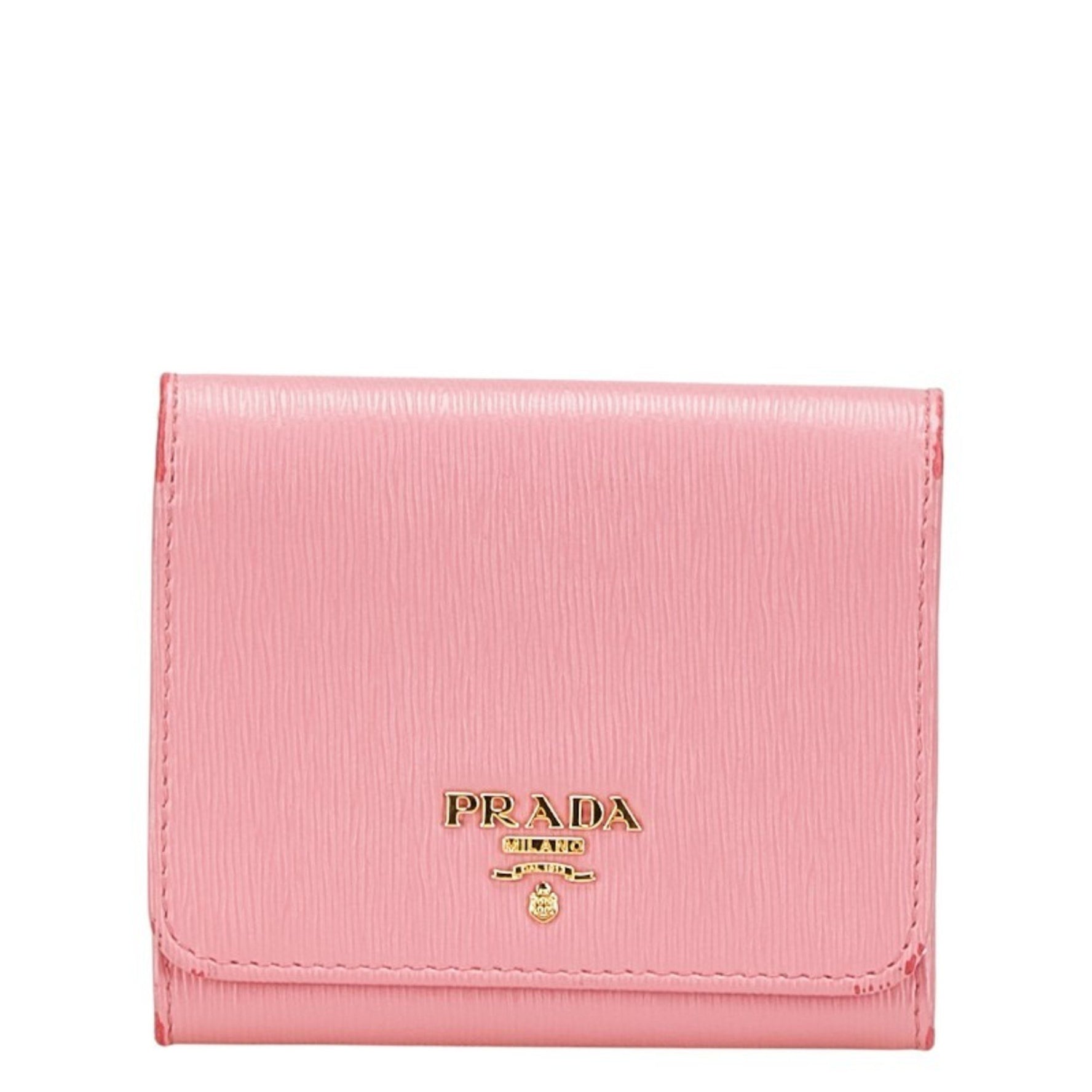 Prada Tri-fold Wallet Leather