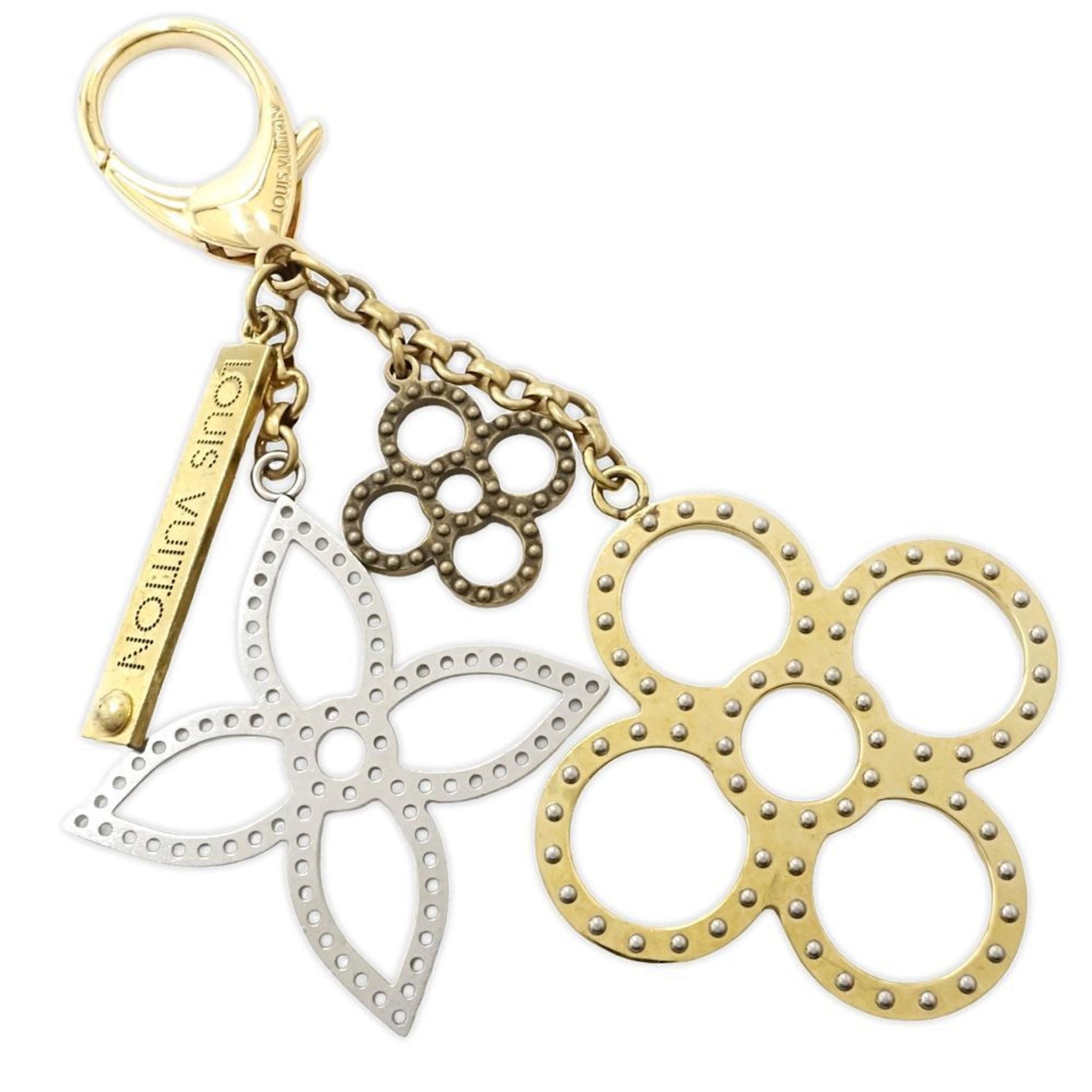 Louis Vuitton Key Ring Bijoux Sac Tapage Gold