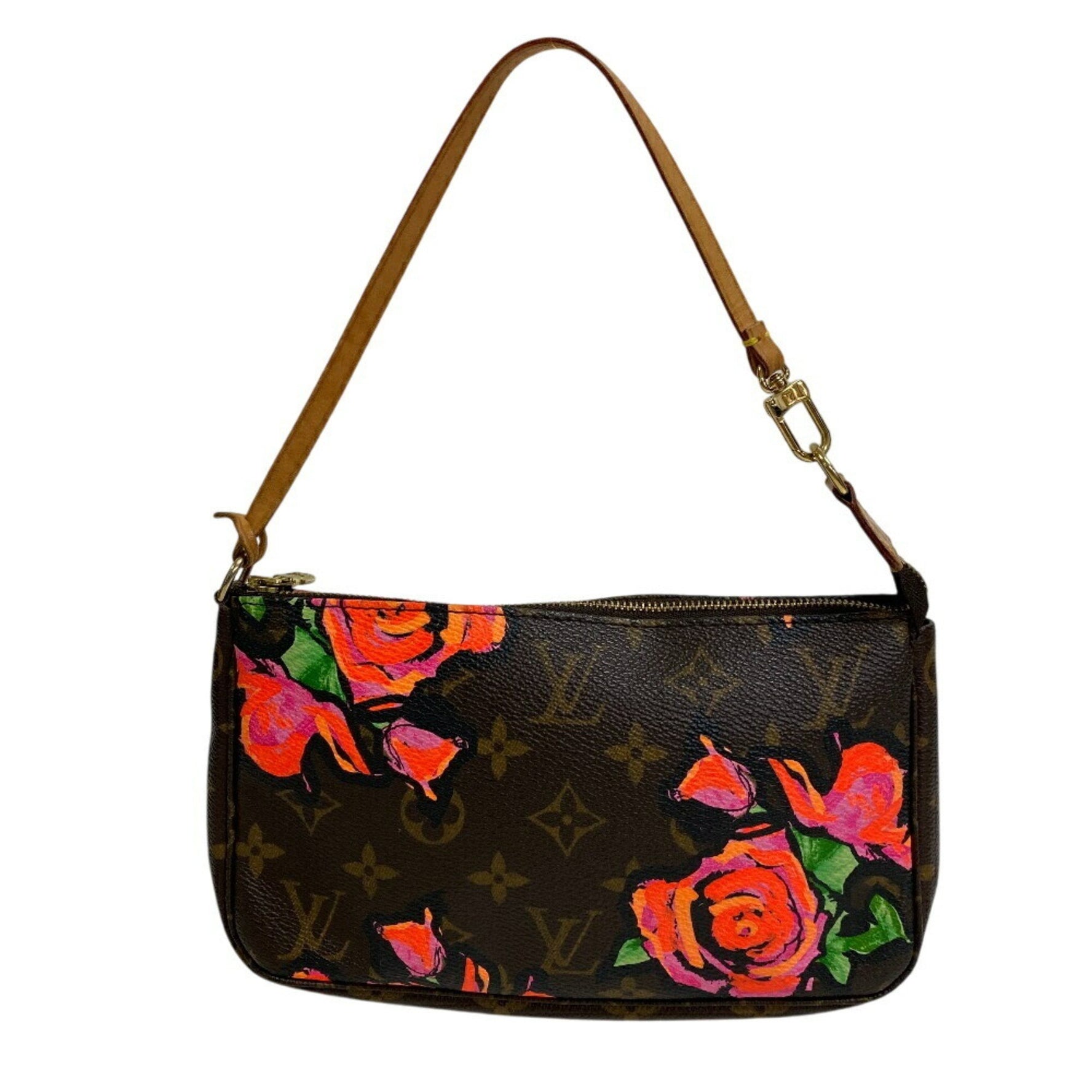LOUIS VUITTON M48615 Accessoires Pochette Monogram Rose Pouch Brown Women's
