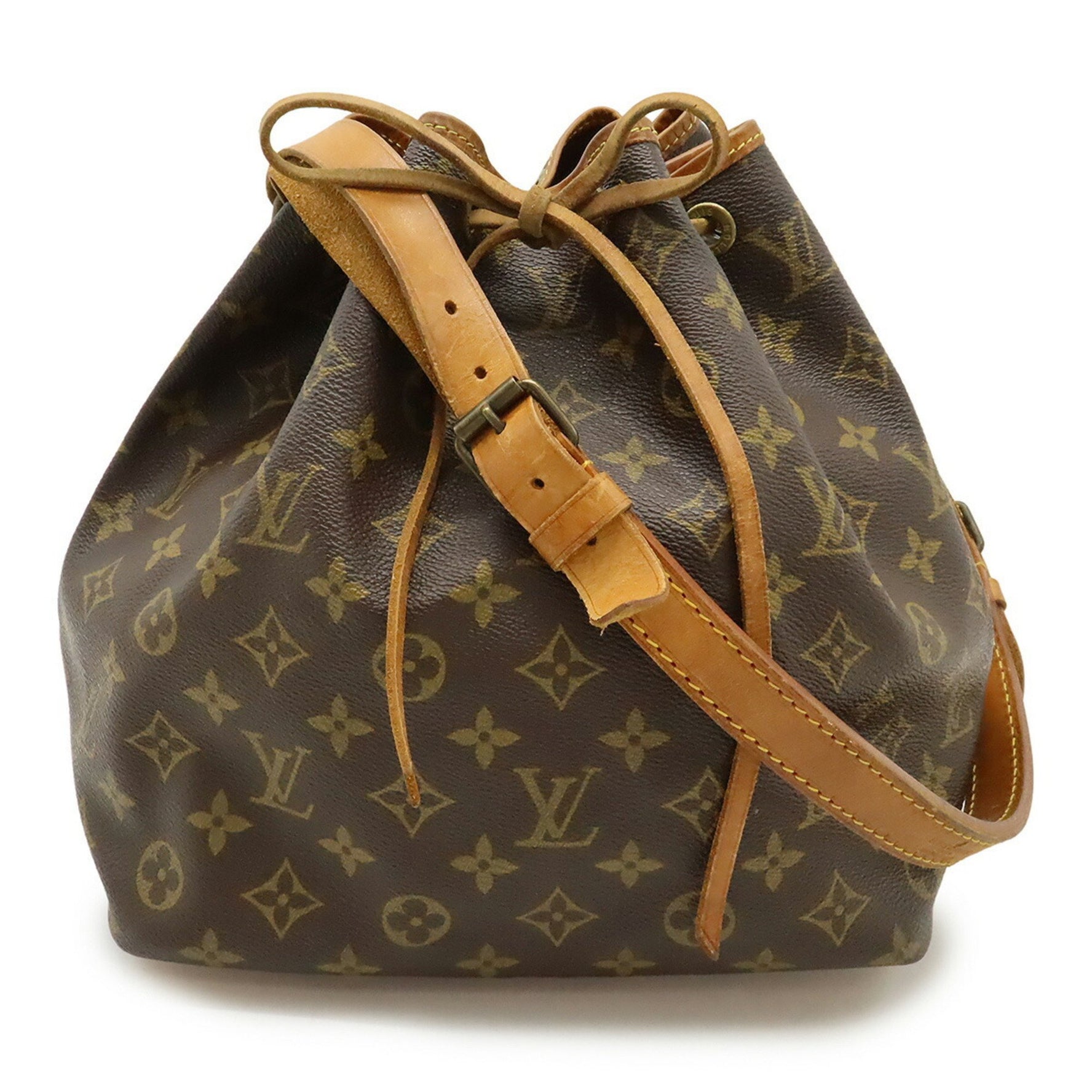 LOUIS VUITTON Monogram Petit Noe Shoulder Bag, Model