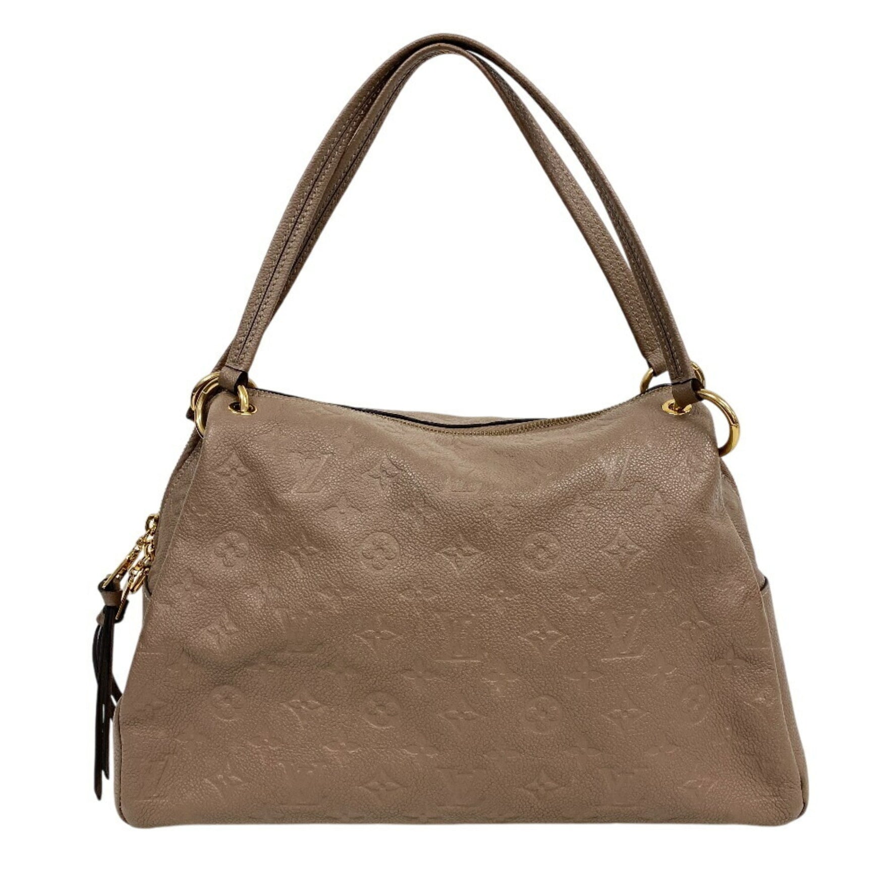 LOUIS VUITTON Louis Vuitton M43927 Pontu PM Shoulder Bag Mobo Glam Empreinte Handbag High Women's Beige