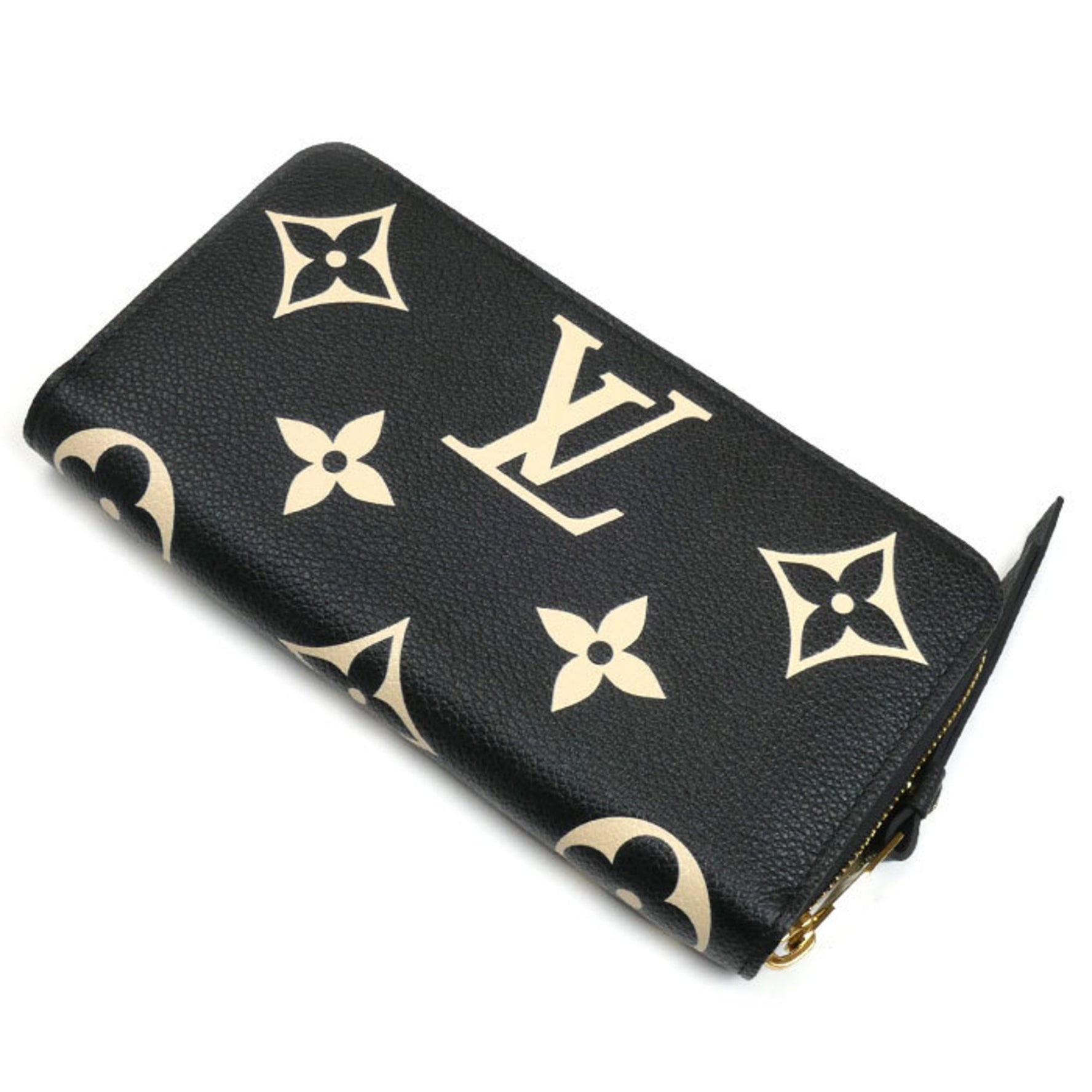LOUIS VUITTON Zippy Wallet, Round, Monogram Empreinte, IC