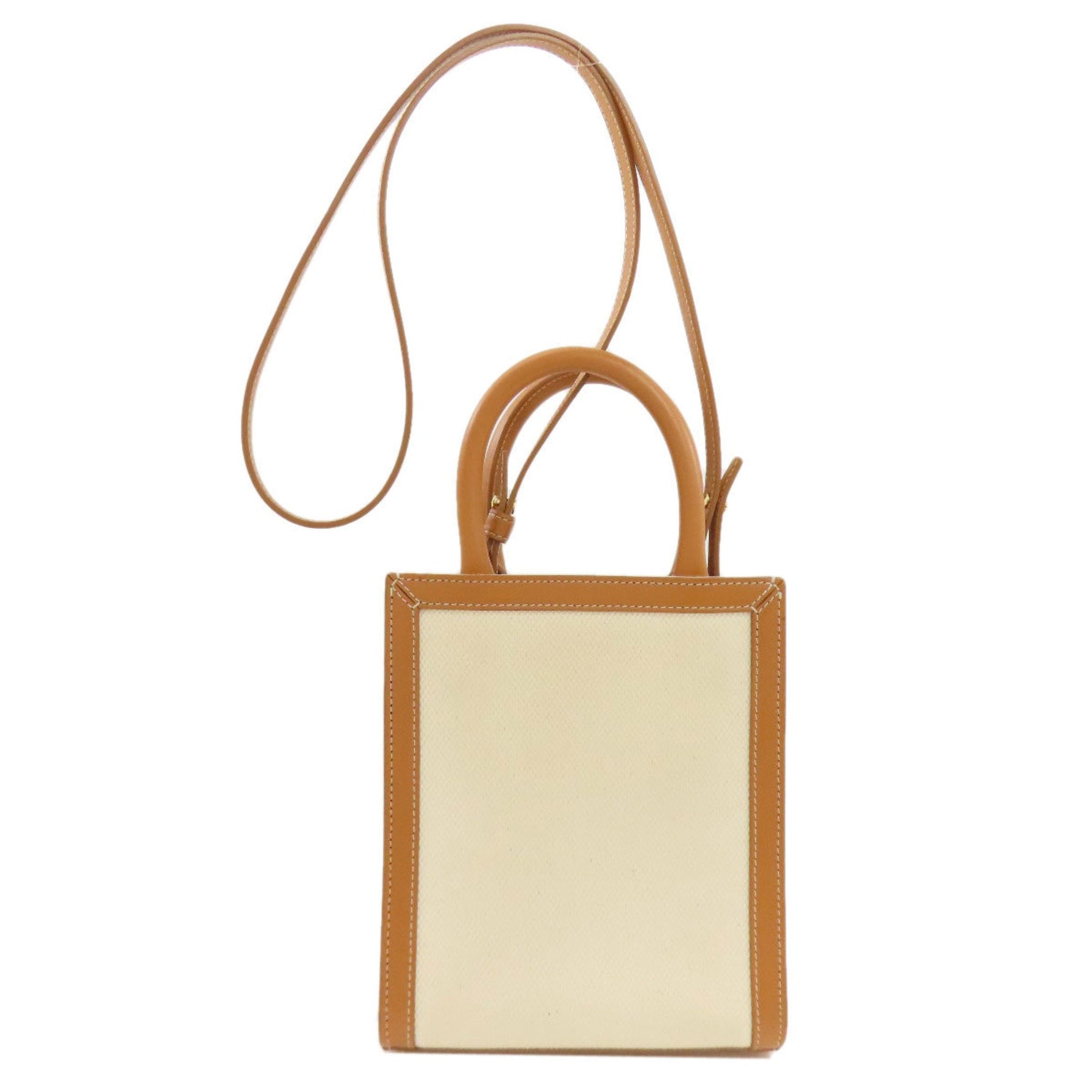 Celine Mini Vertical Cabas Handbag Canvas