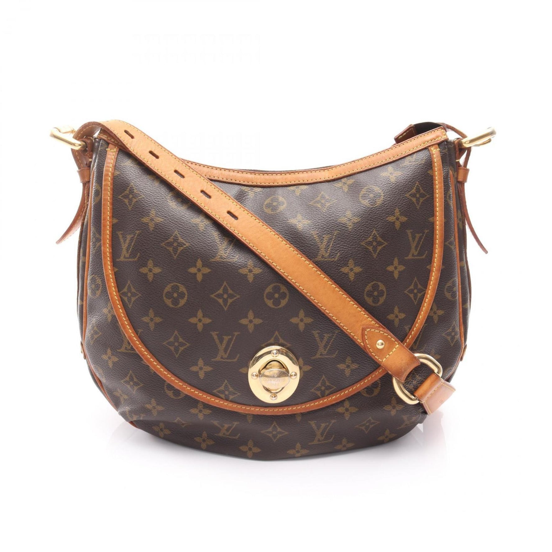 Louis Vuitton Toulon GM Monogram Shoulder Bag, Coated Canvas and Leather