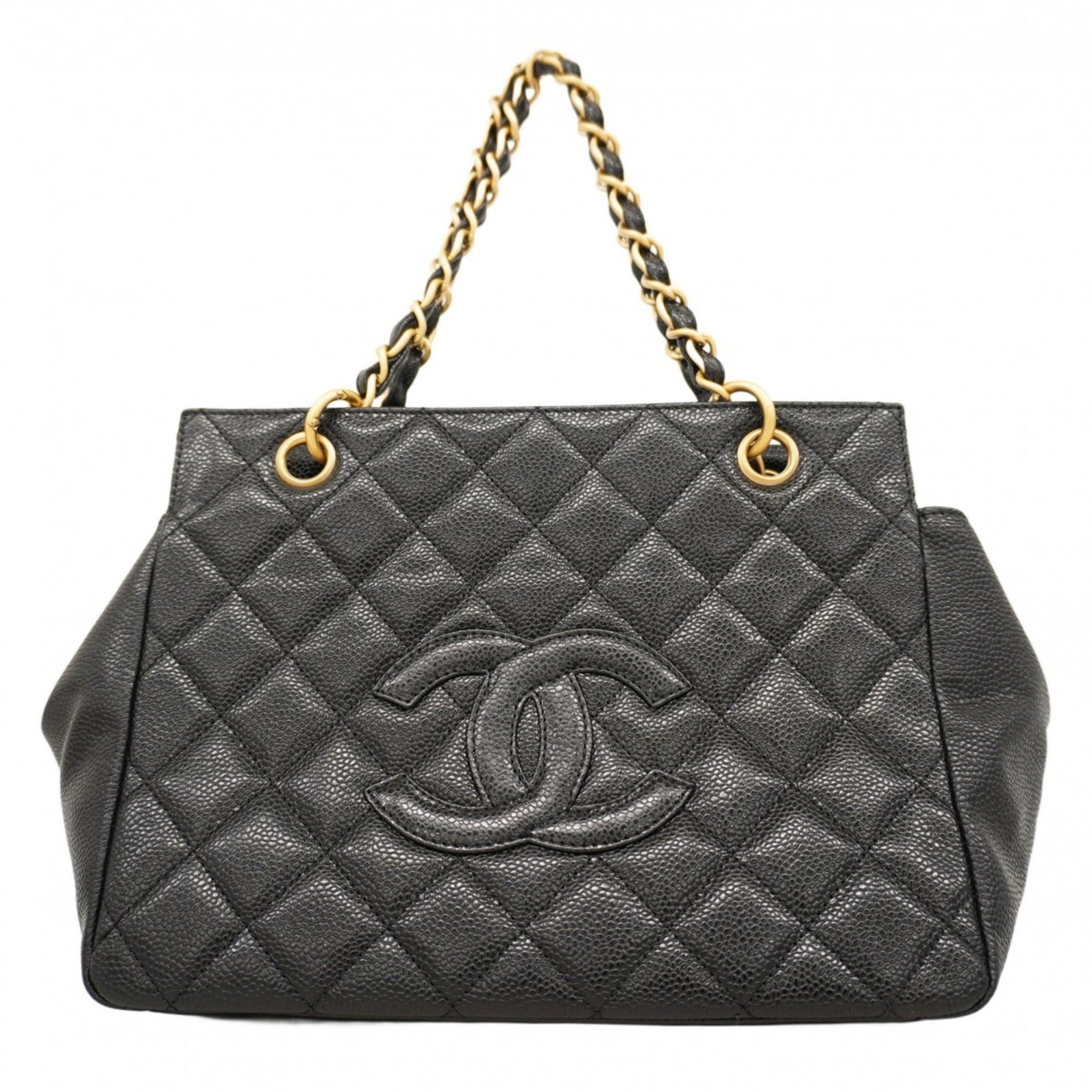 Chanel Matelasse Chain Handbag in Caviar Skin