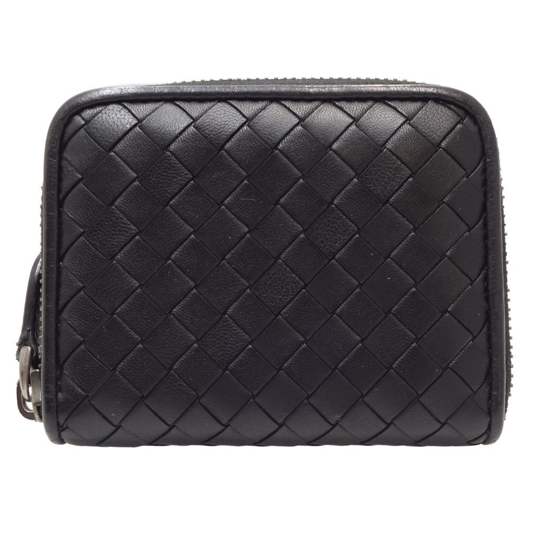 BOTTEGA VENETA Coin Case Intrecciato Leather