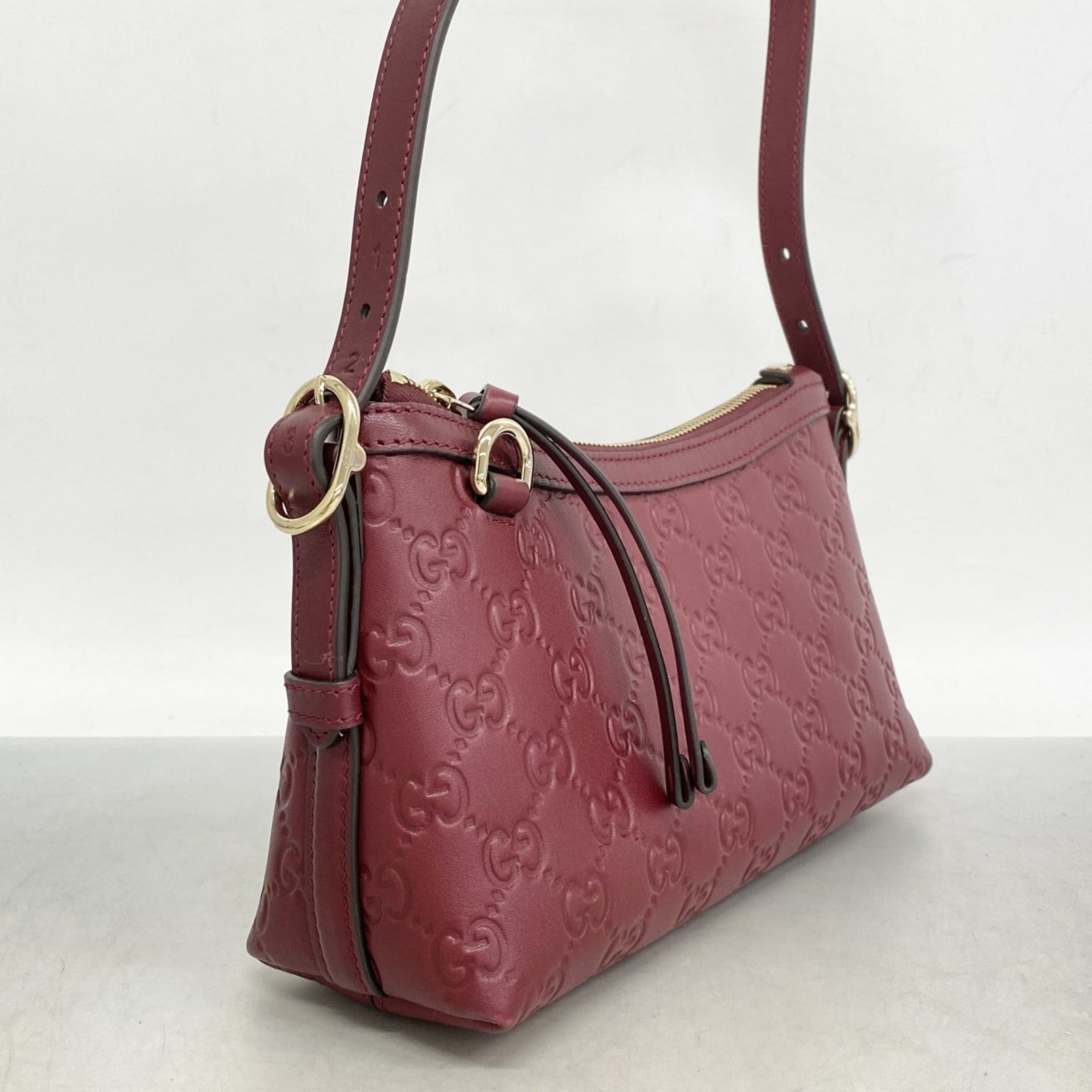 Gucci Shoulder Bag Leather Champagne