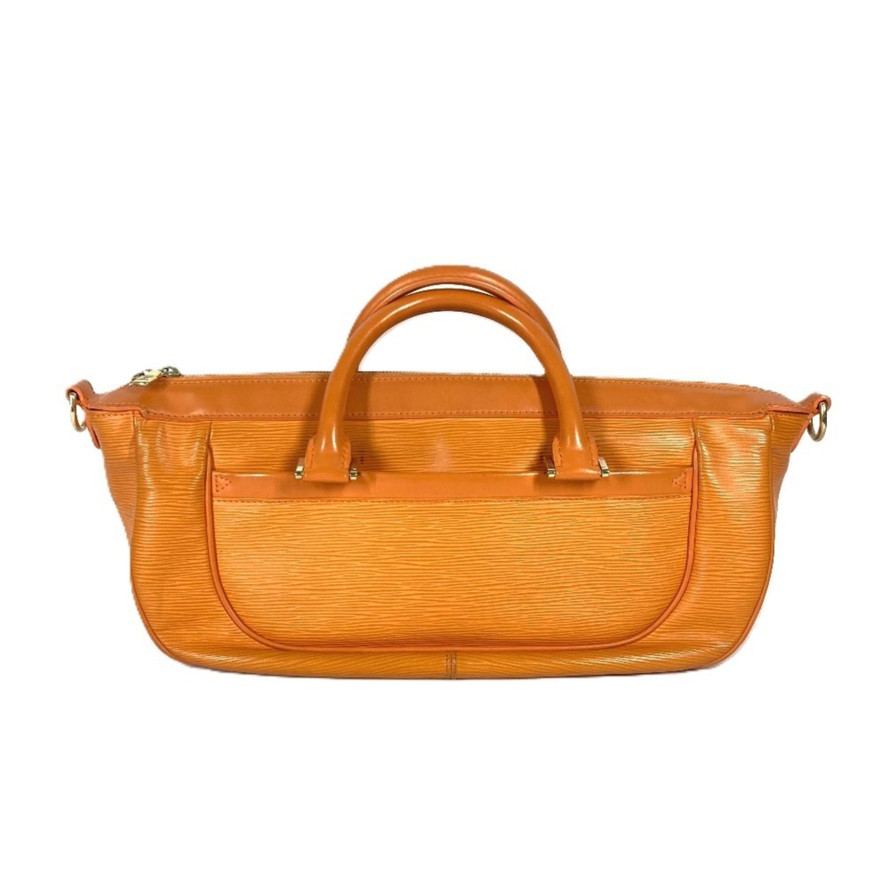 Louis Vuitton Epi Danura MM Bag Tote Handbag Leather Mandarin