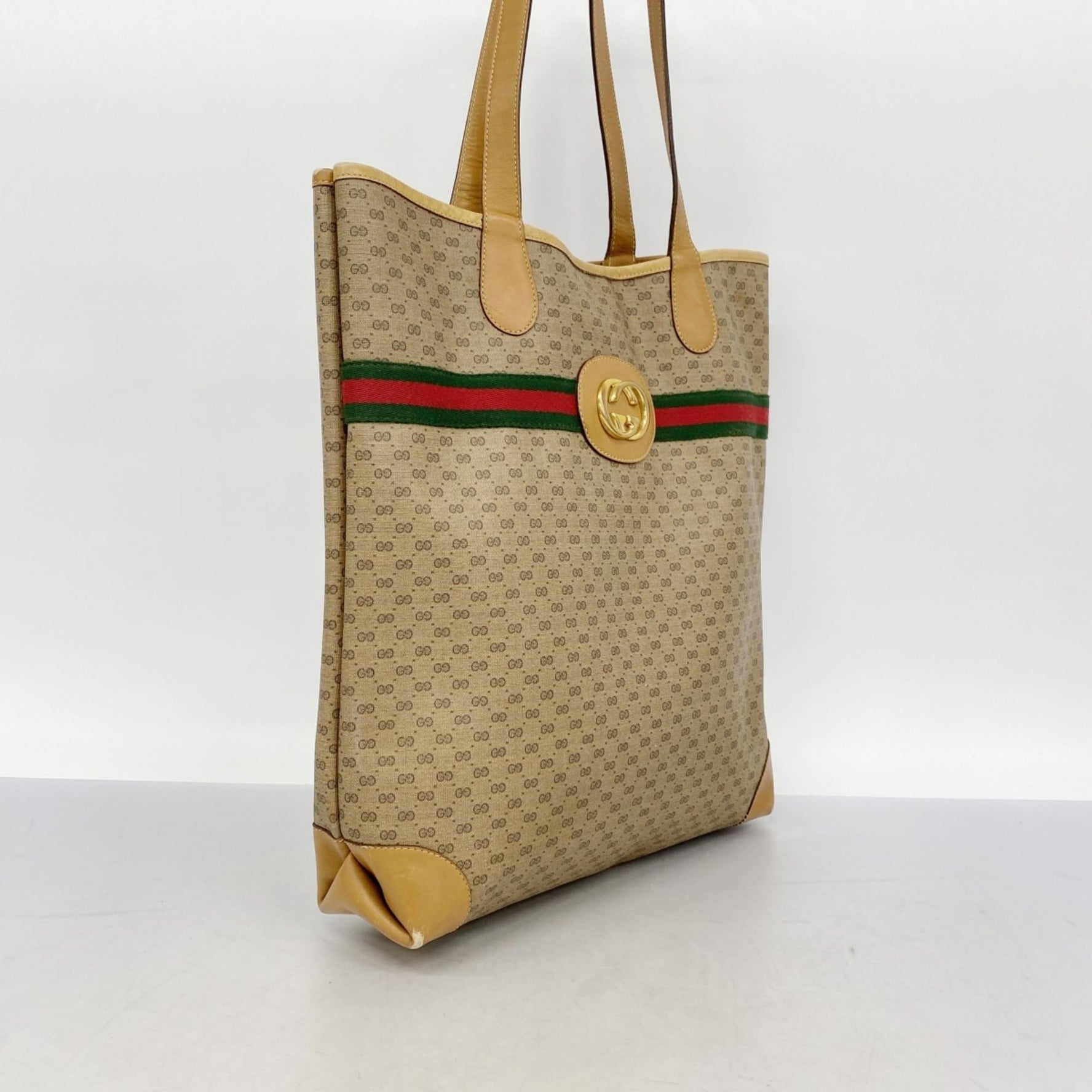 Gucci GG Supreme Sherry Line Tote Bag 002 904 0131