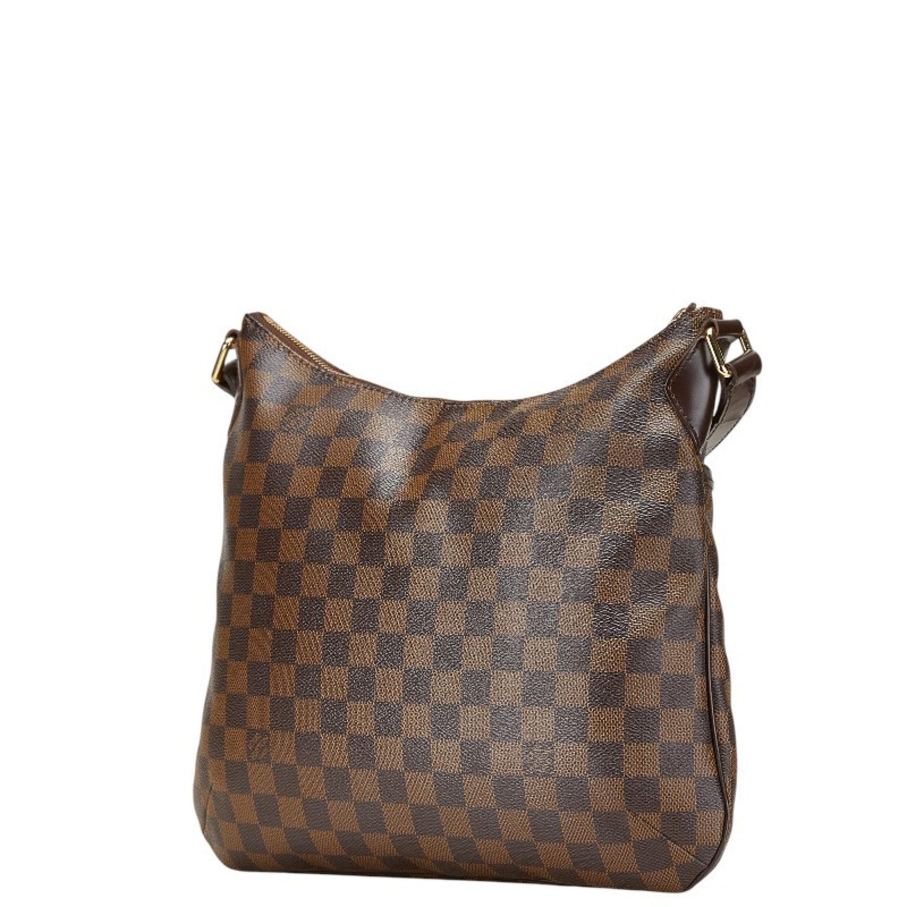 Louis Vuitton Damier Bloomsbury PM Shoulder Bag Brown PVC Leather