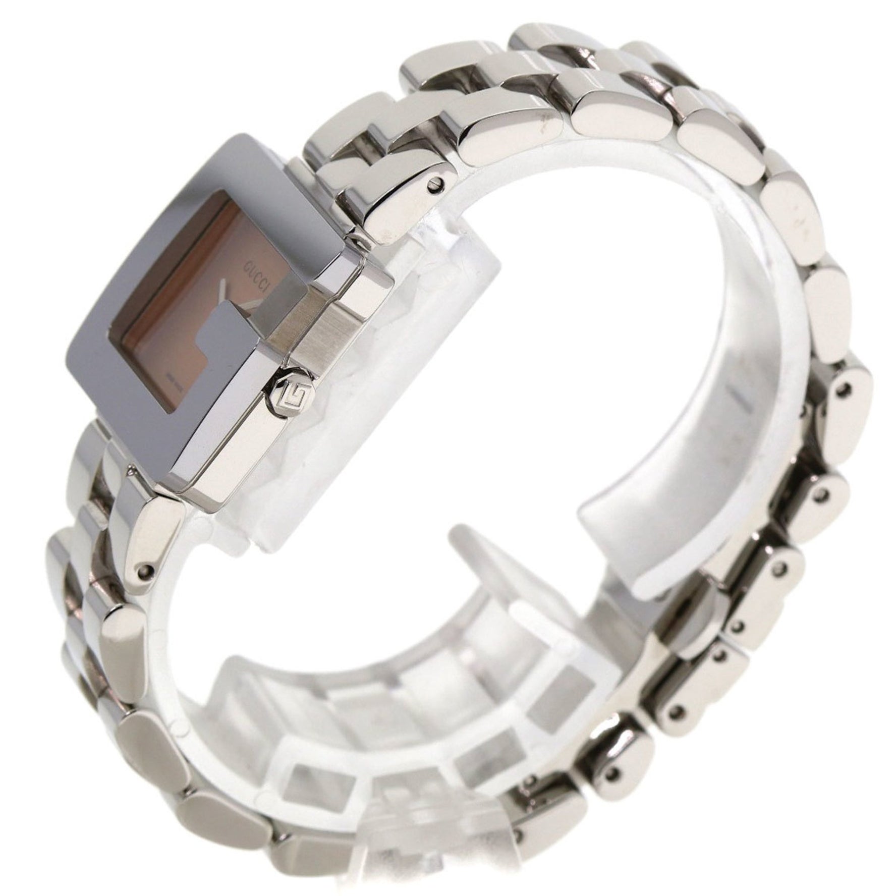 Gucci G Square Face Watch Stainless Steel/SS