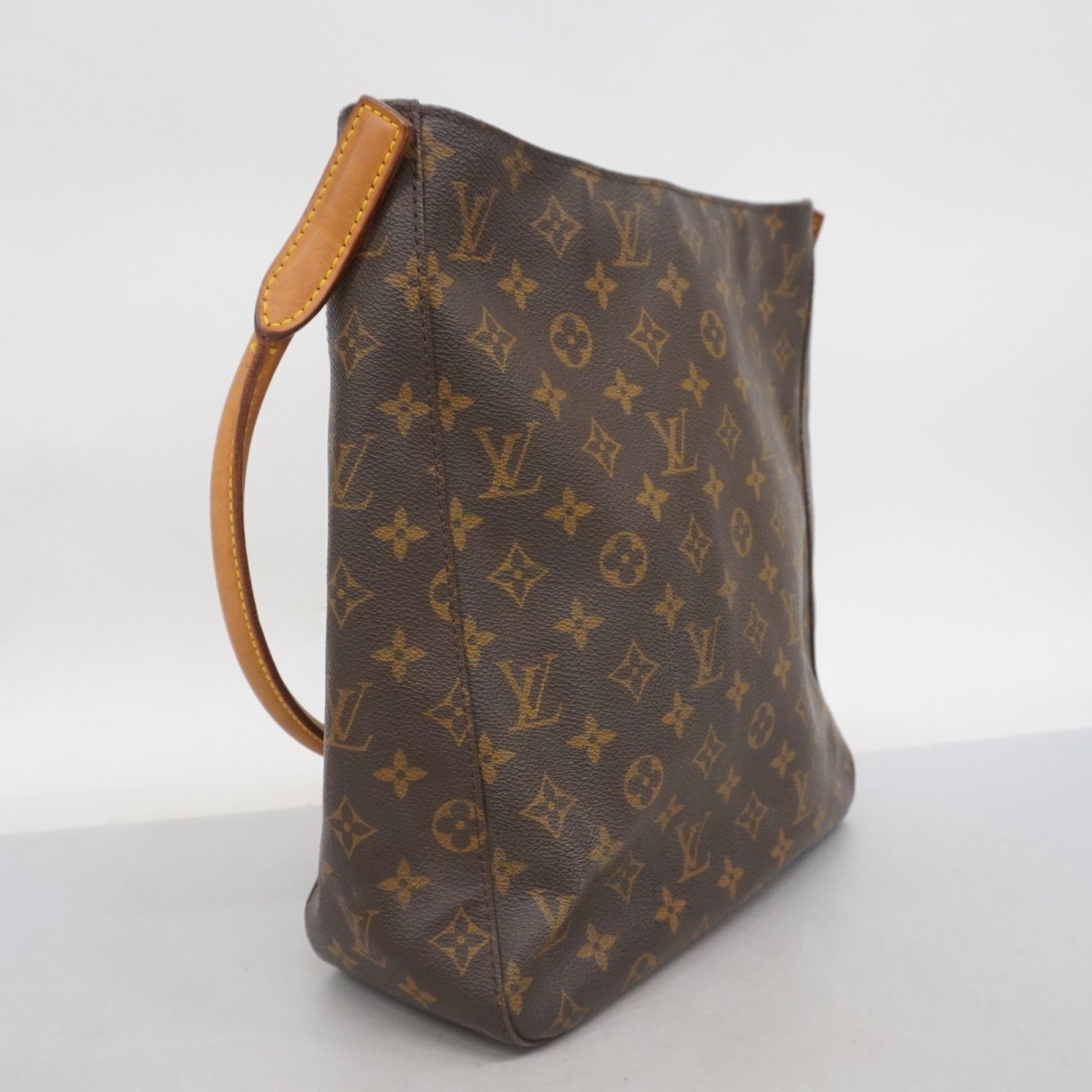 Louis Vuitton Monogram Looping GM Shoulder Bag M51145 Brown Women's