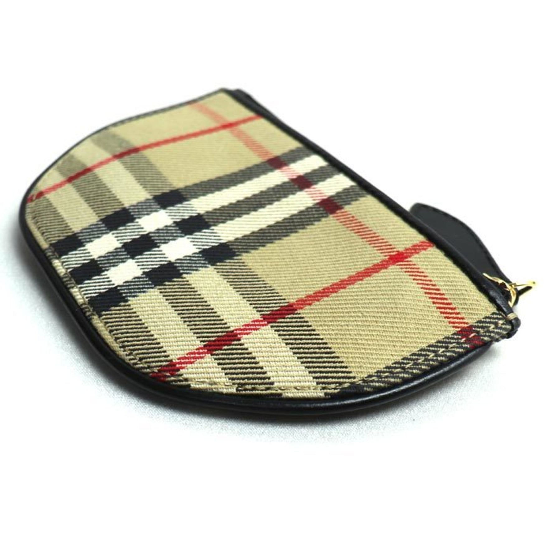 BURBERRY Nova Check Coin Case for Women