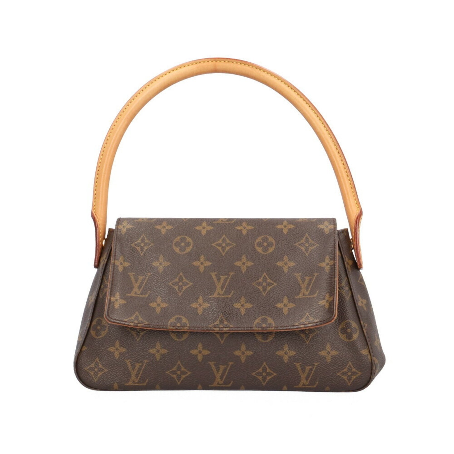 Louis Vuitton Looping Monogram Shoulder Bag Canvas M51147 Brown Women's LOUIS VUITTON