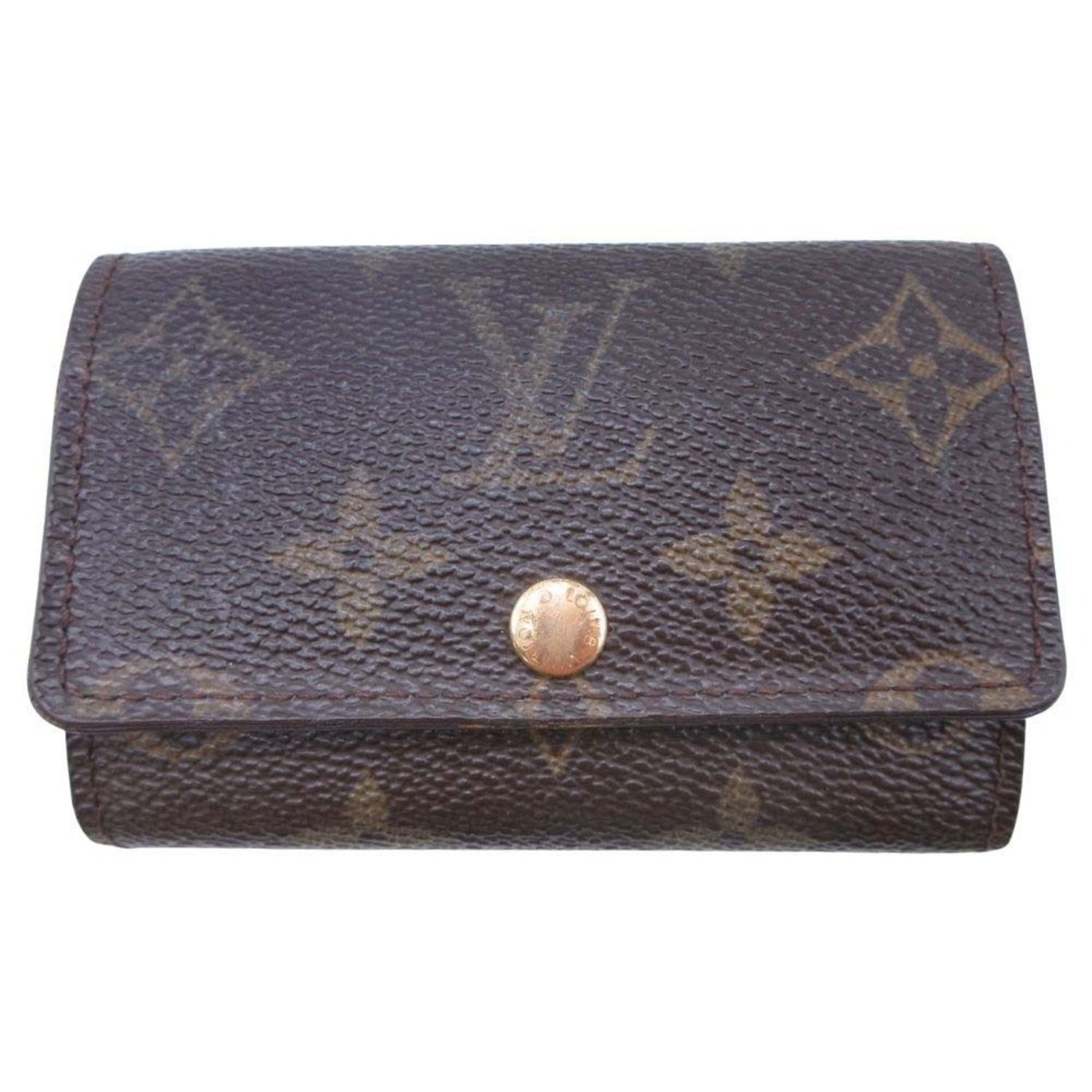 LOUIS VUITTON Monogram Multicle 6 Key Case, Brown