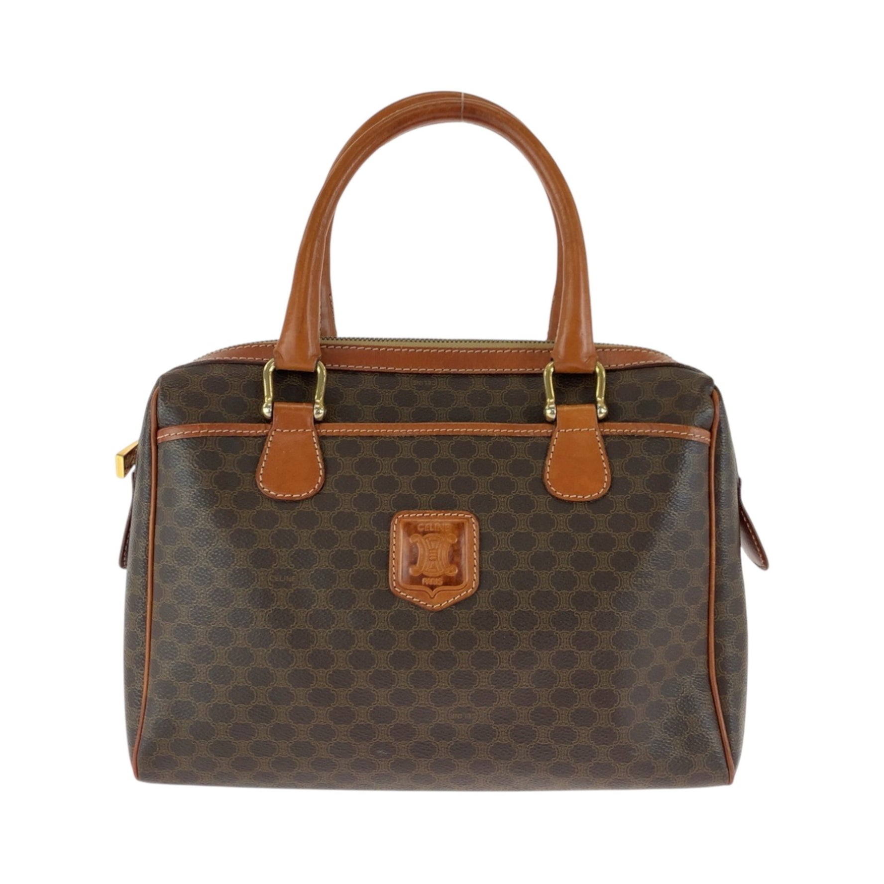 CELINE Macadam Gold Hardware Handbag