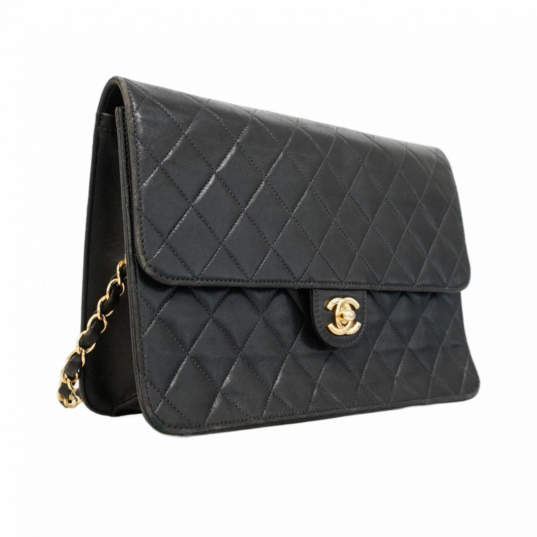 Chanel Matelasse Shoulder Bag with Chain Bag, Lambskin